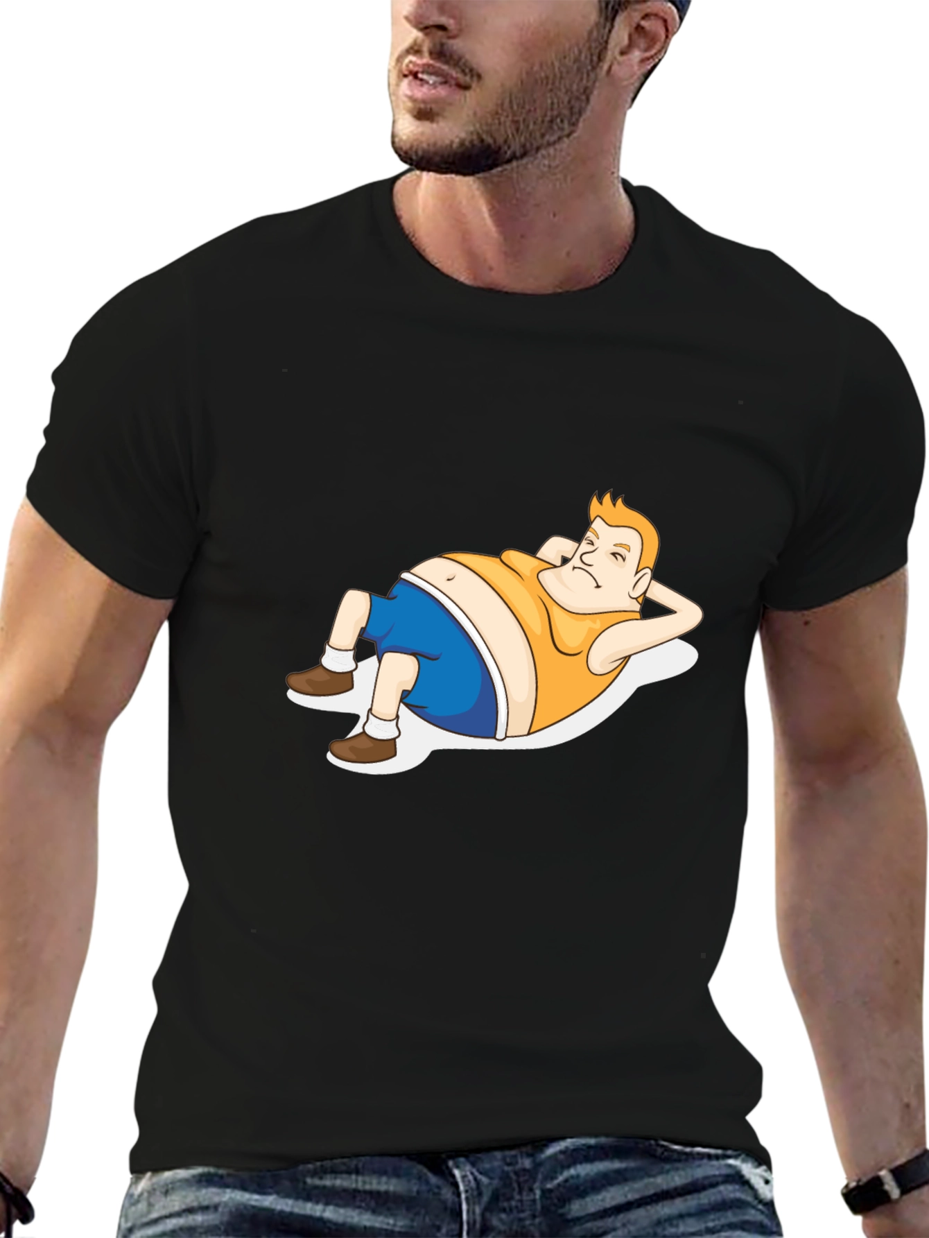 Funny Cartoon Man T-Shirt