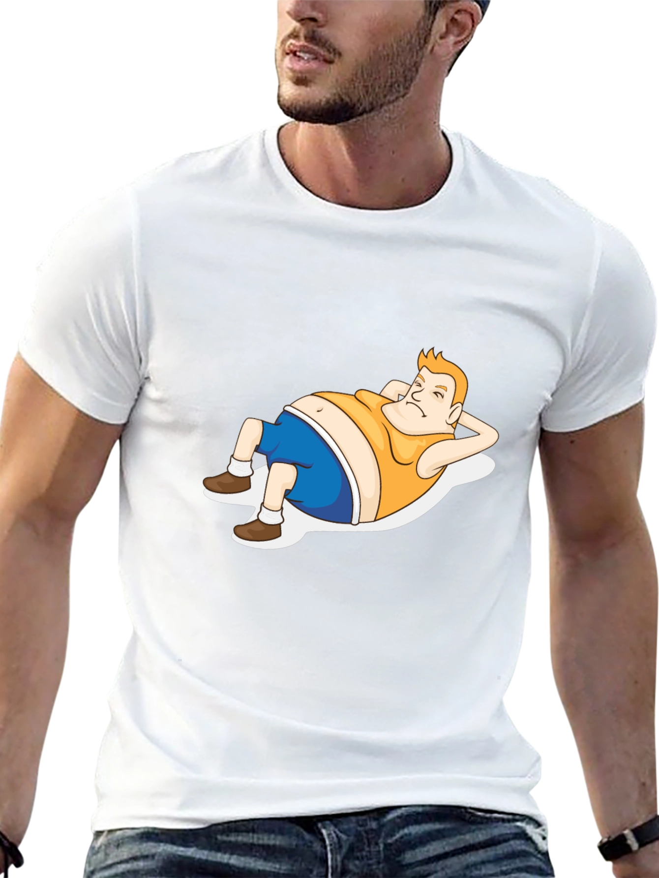Funny Cartoon Man T-Shirt