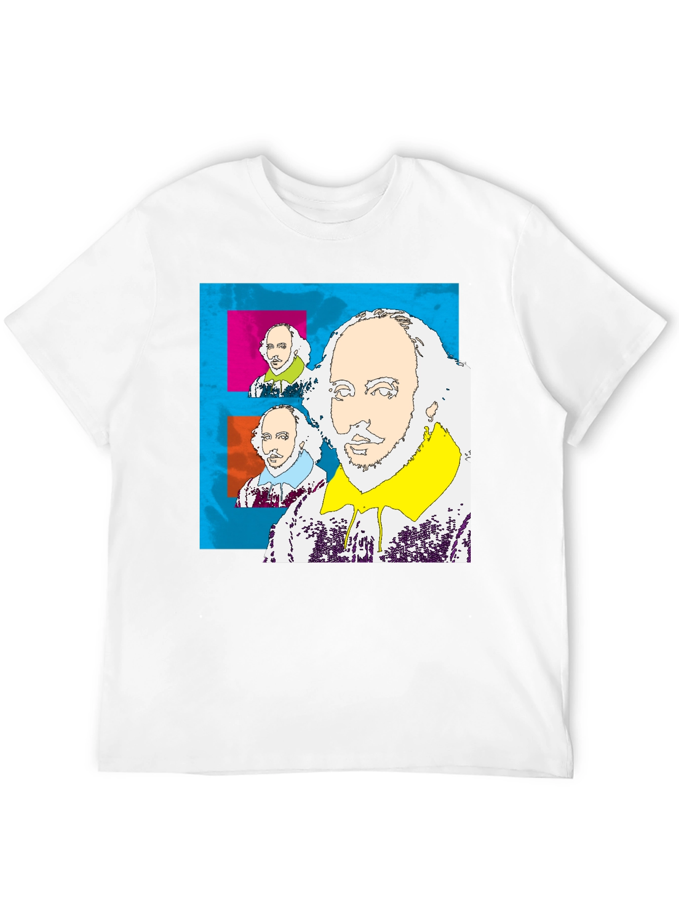 Shakespeare Pop Art T-Shirt - Bold and Unique Design