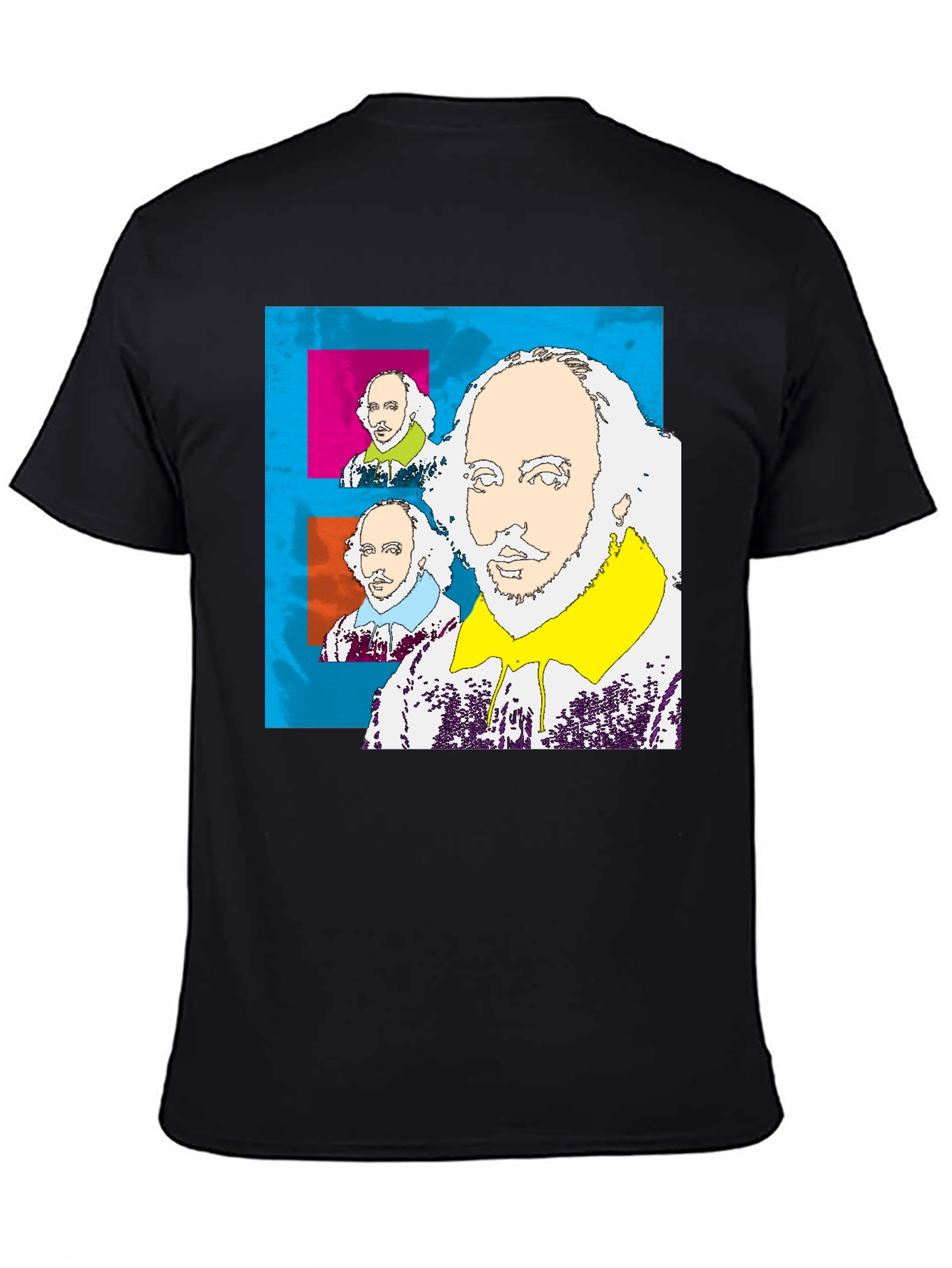 Shakespeare Pop Art T-Shirt - Bold and Unique Design
