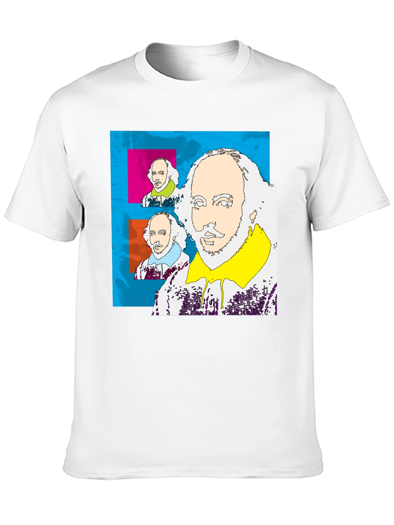 Shakespeare Pop Art T-Shirt - Bold and Unique Design