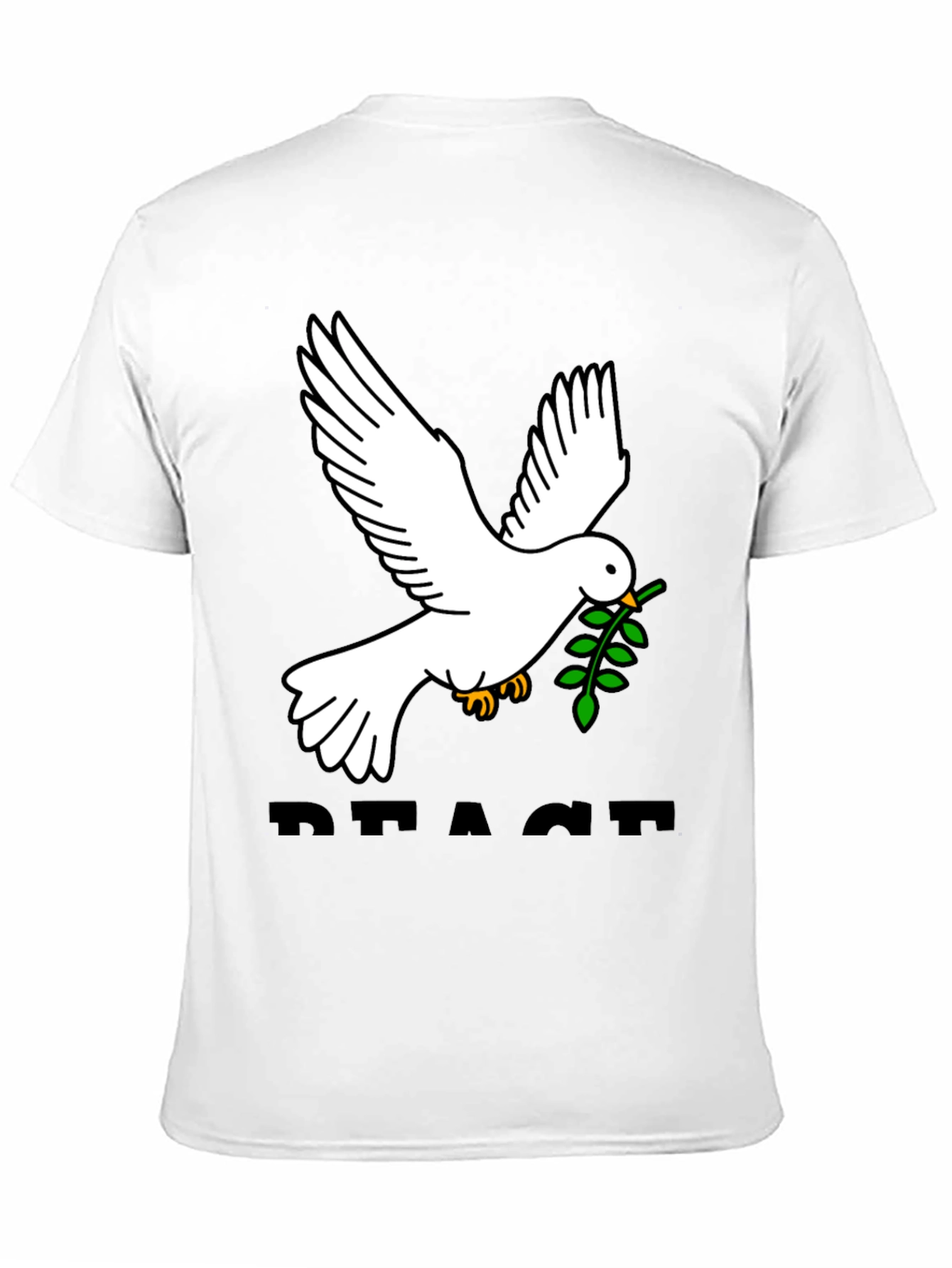 Peace Dove Graphic Tee - Black