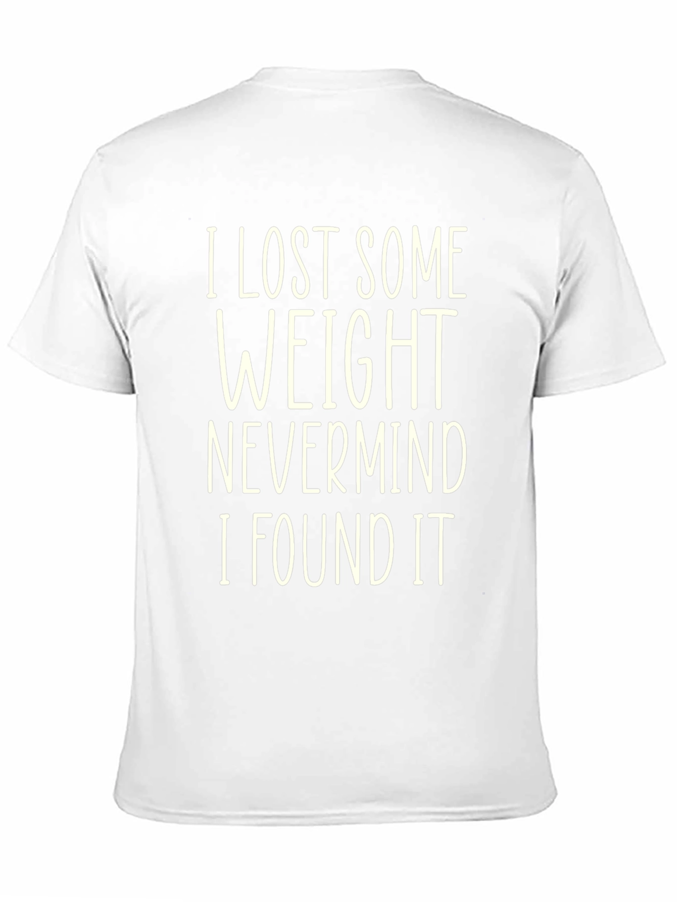 Funny Weight Loss Humor Black T-Shirt