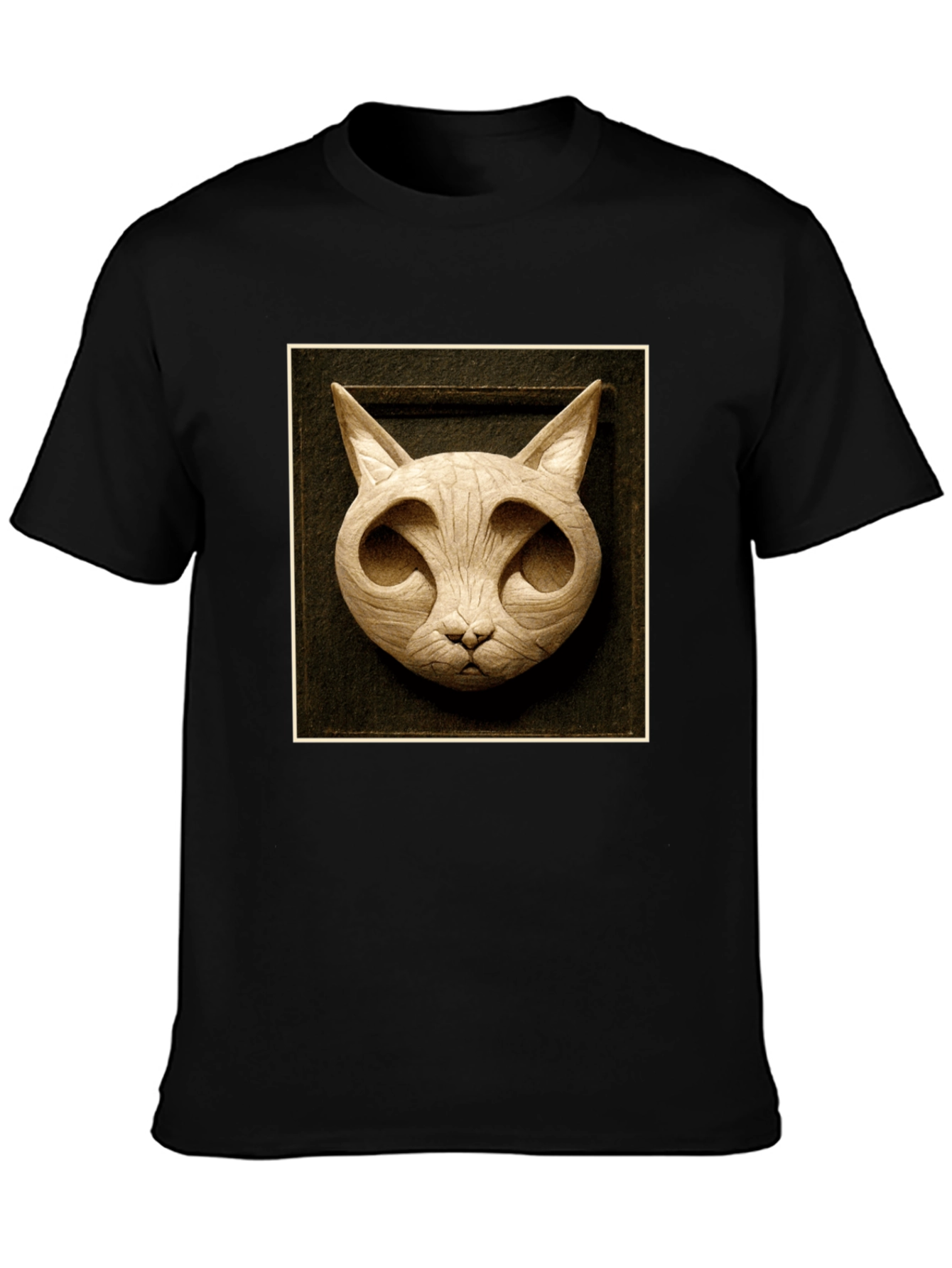 Modern Carved Cat Tee