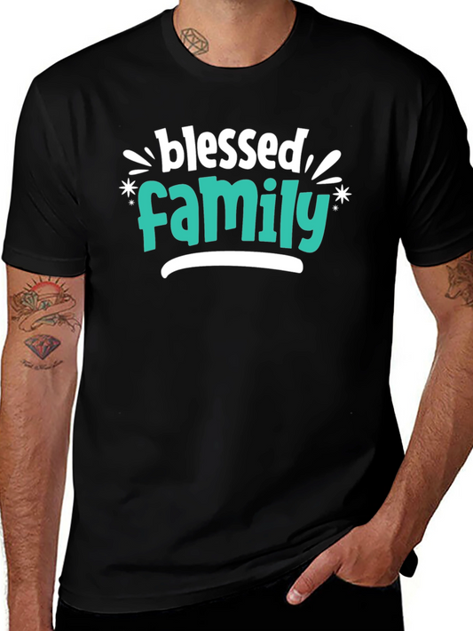 Blessed Family Graphic Tee - Stylish Comfort