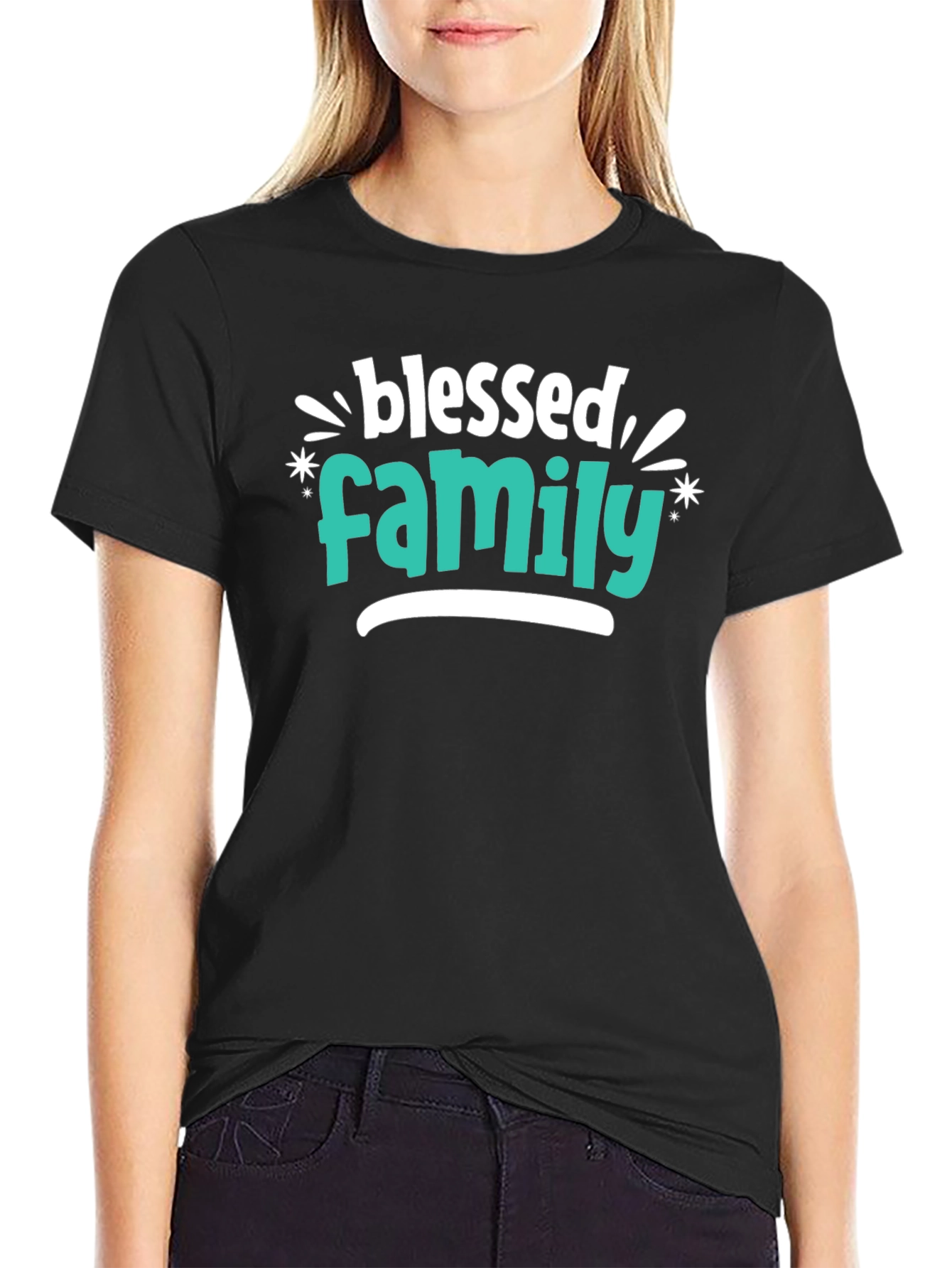 Blessed Family Graphic Tee - Stylish Comfort