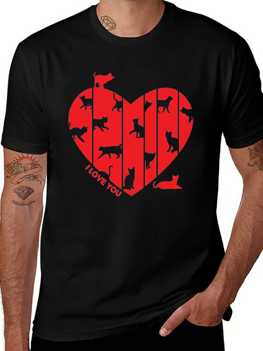 I Love You Cats T-Shirt