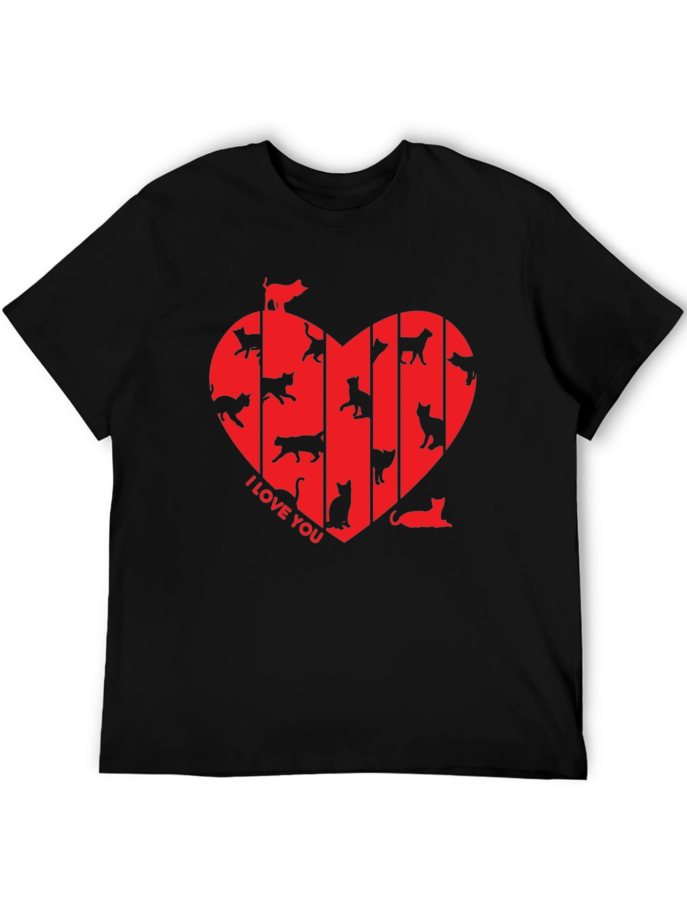 I Love You Cats T-Shirt