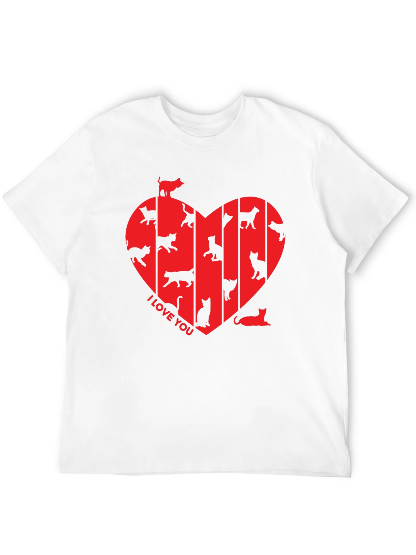 I Love You Cats T-Shirt