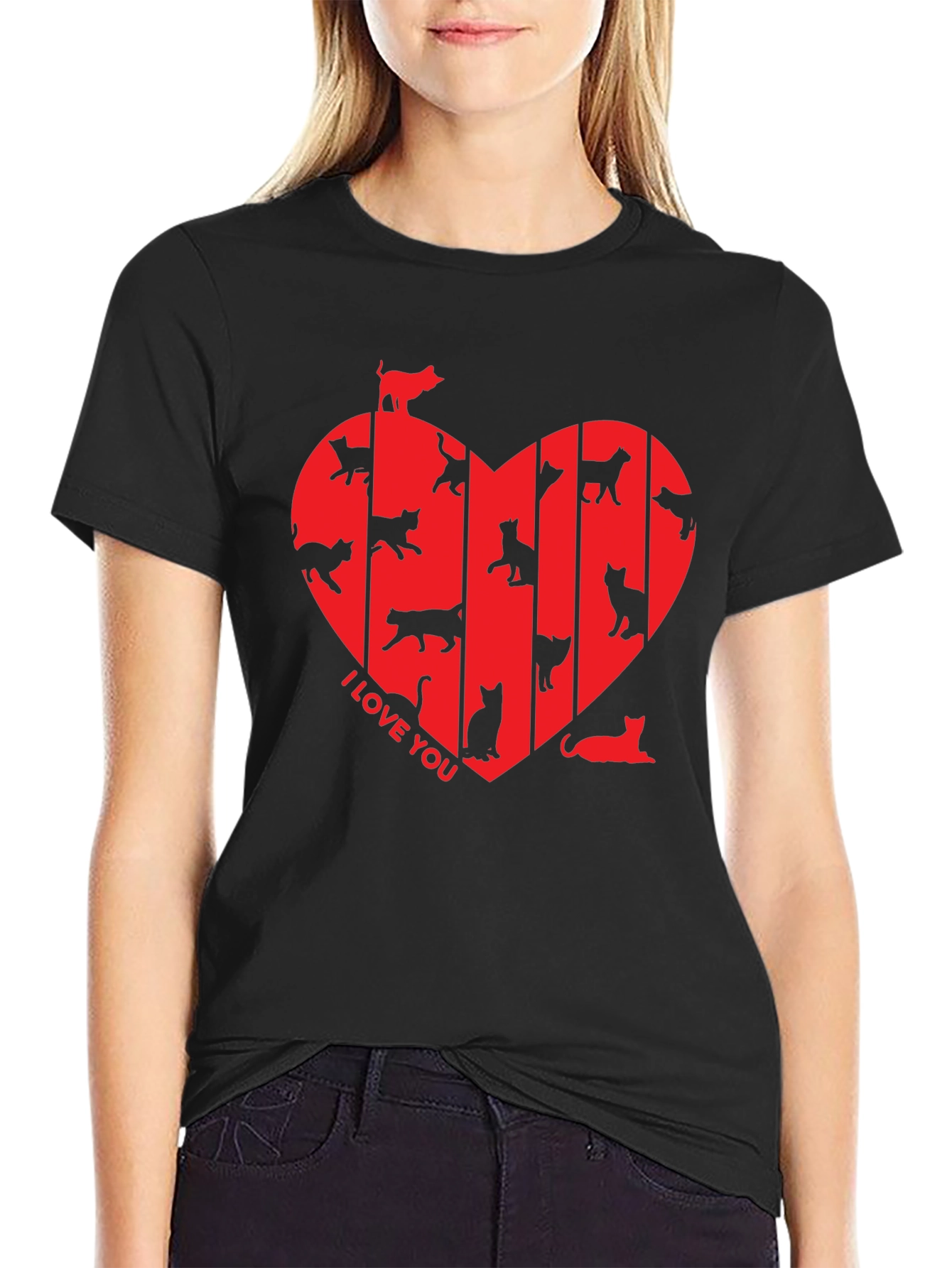 I Love You Cats T-Shirt