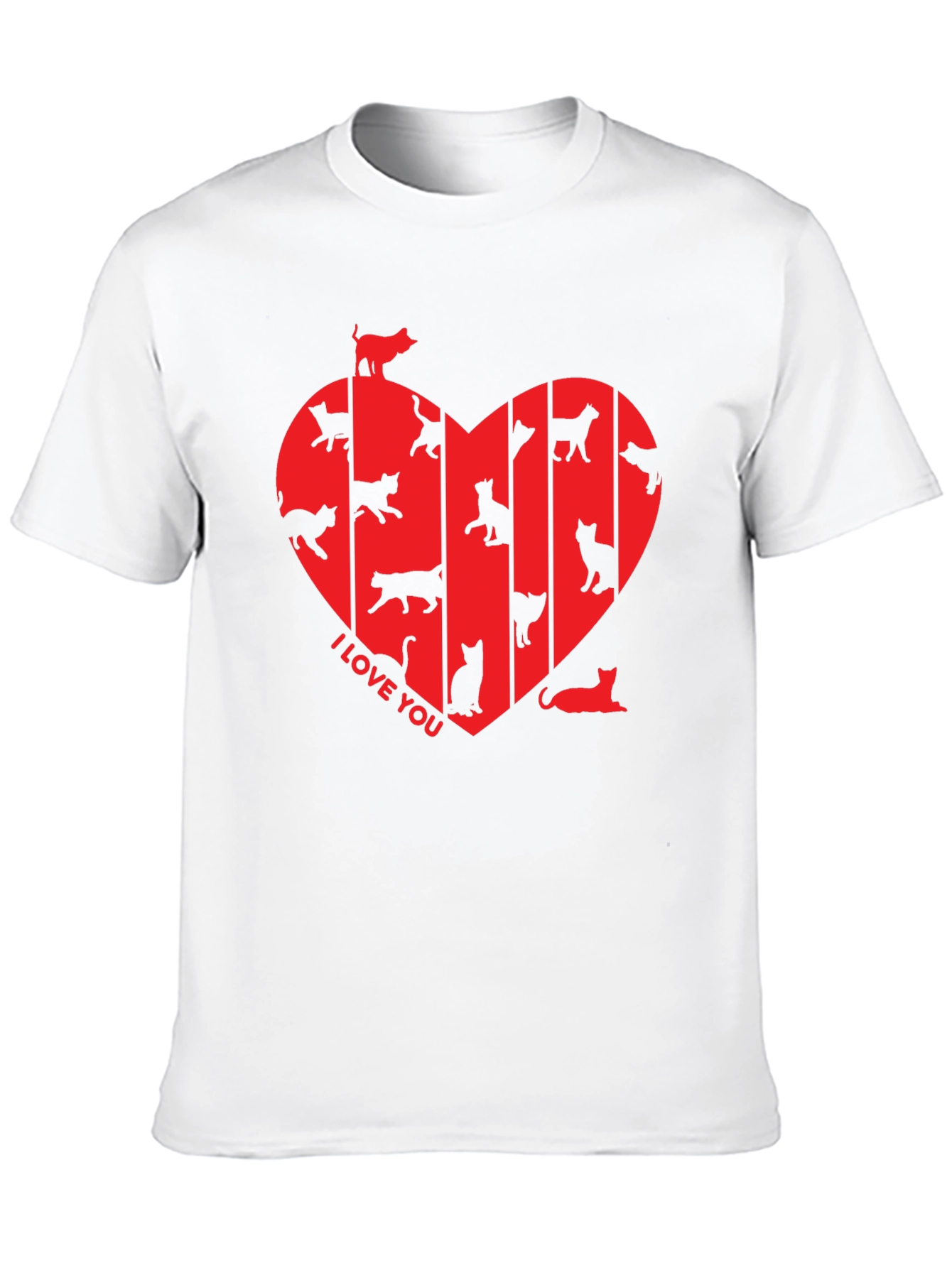 I Love You Cats T-Shirt