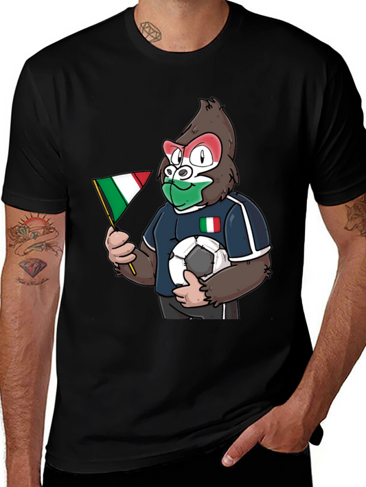 Italy Soccer Gorilla Fan T-Shirt