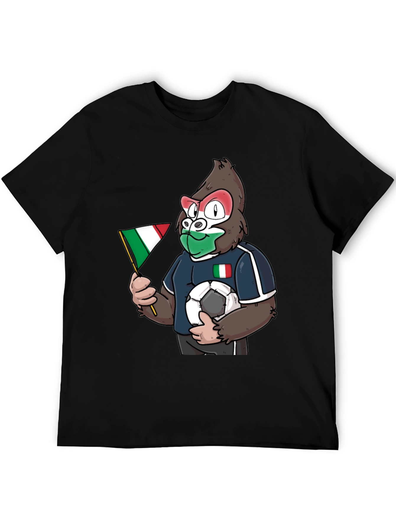 Italy Soccer Gorilla Fan T-Shirt