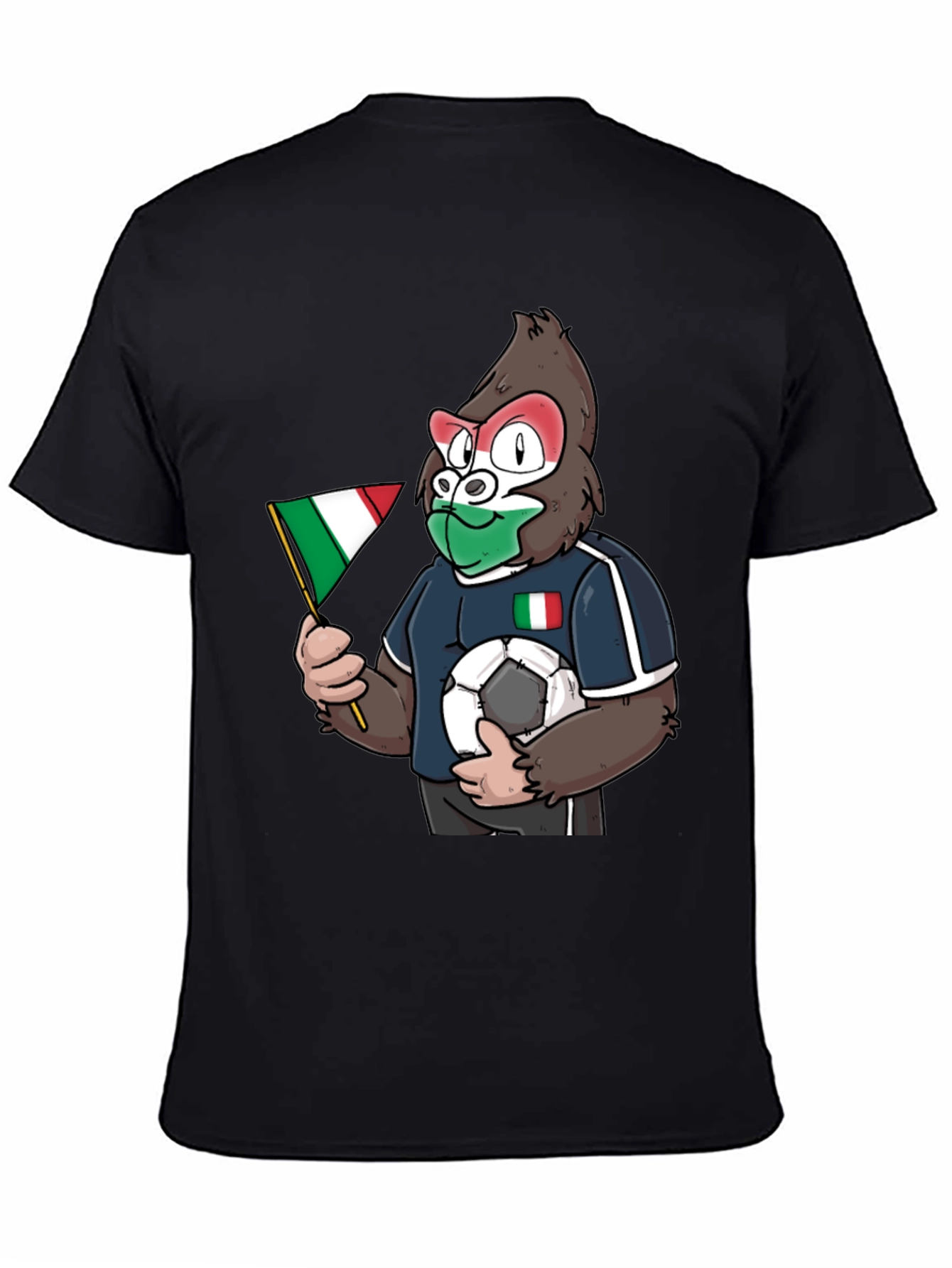 Italy Soccer Gorilla Fan T-Shirt