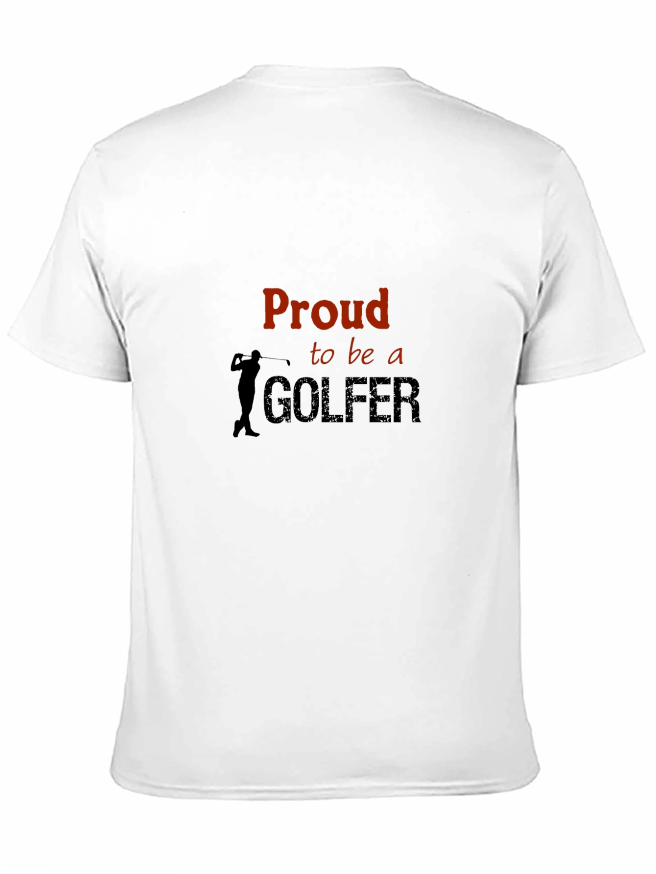 Proud Golfer Tee - Stylish Black Golf T-Shirt