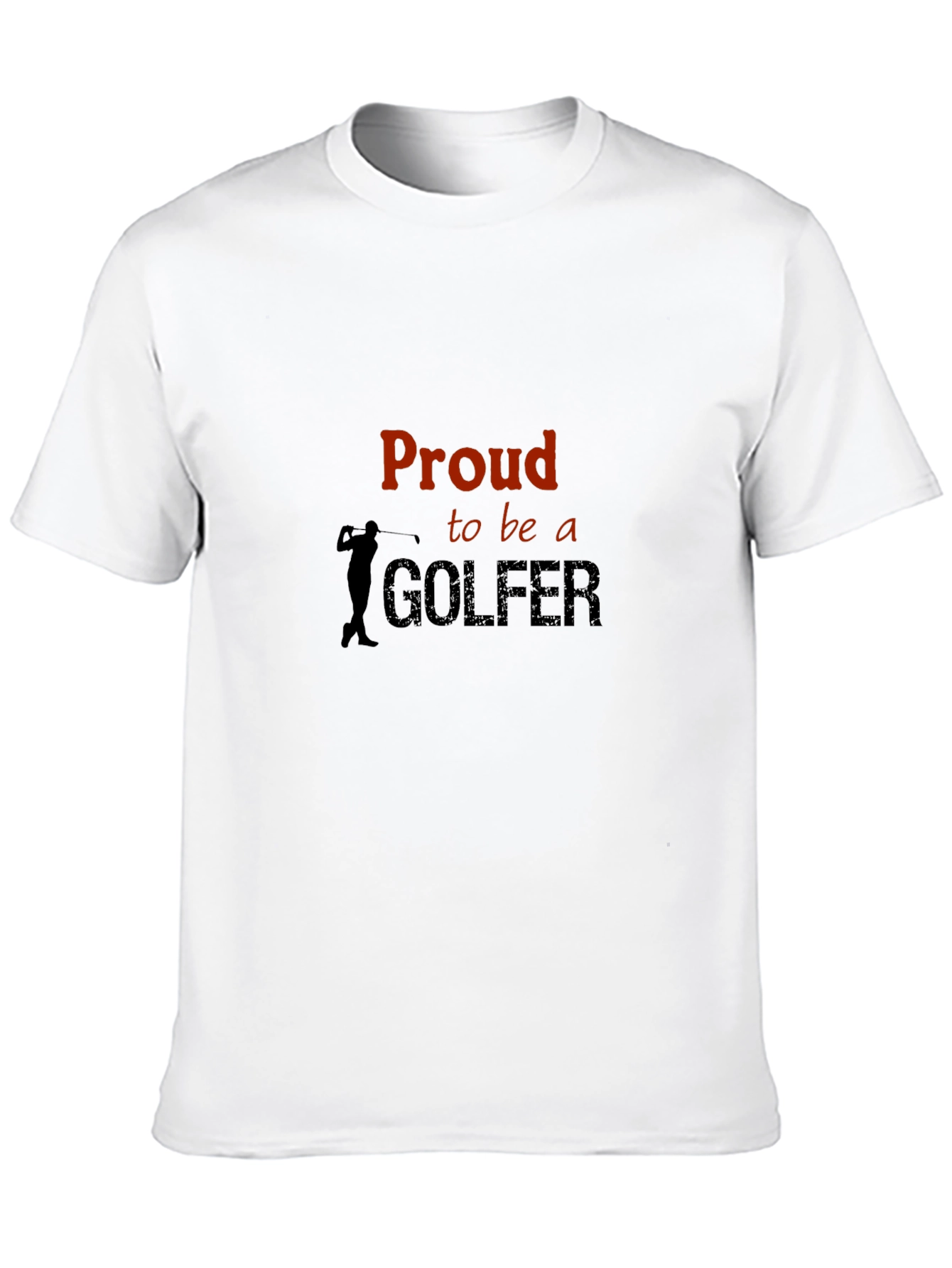 Proud Golfer Tee - Stylish Black Golf T-Shirt