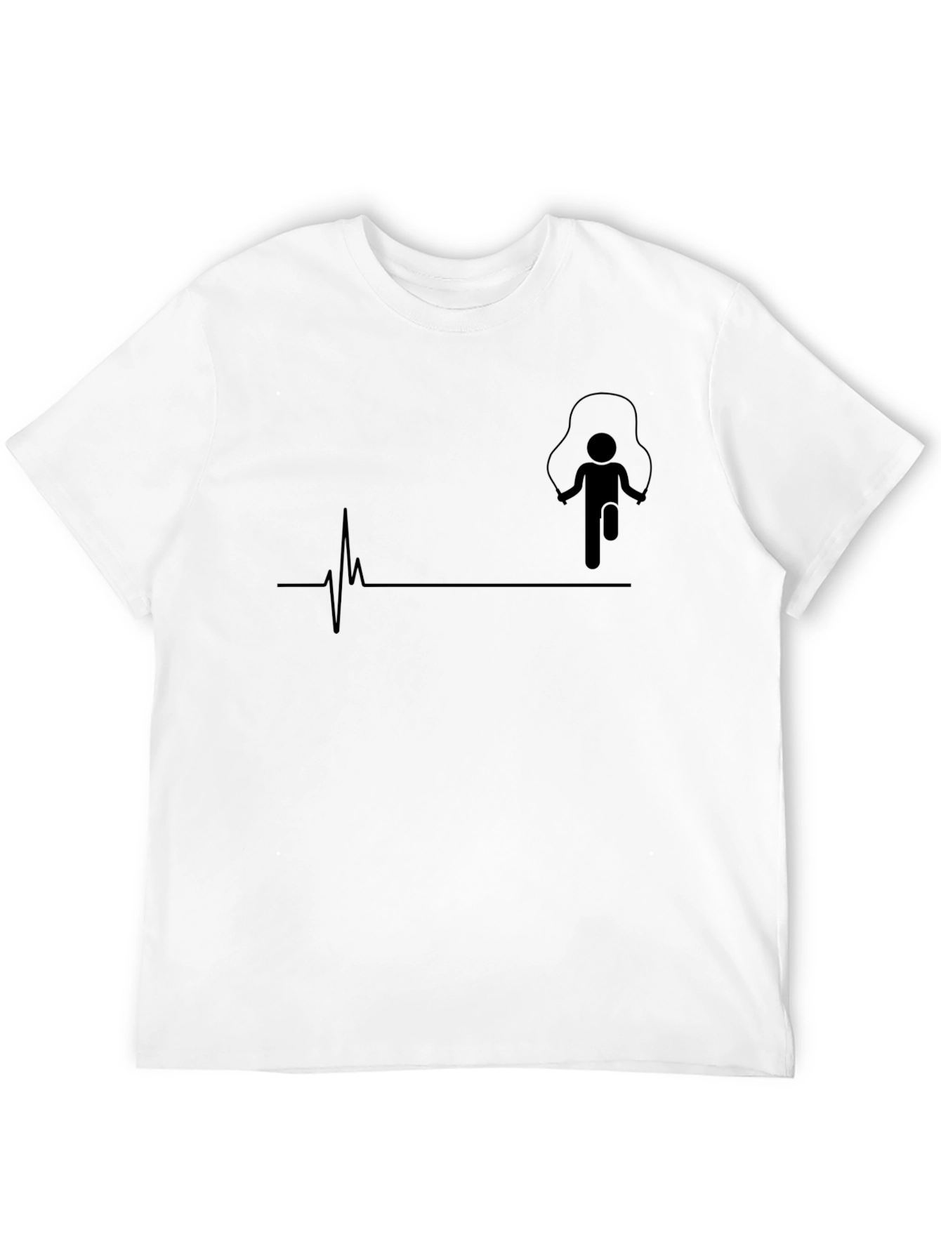 Mens Black T-Shirt - Fitness Lifeline Design