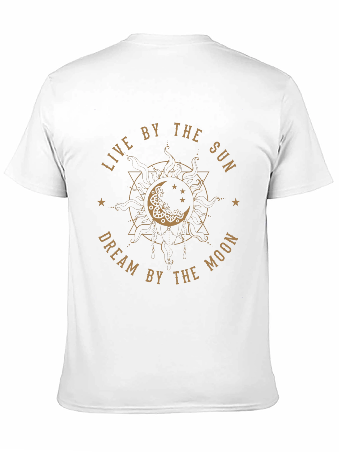 Sun & Moon Graphic Tee - Dreamy Black T-Shirt