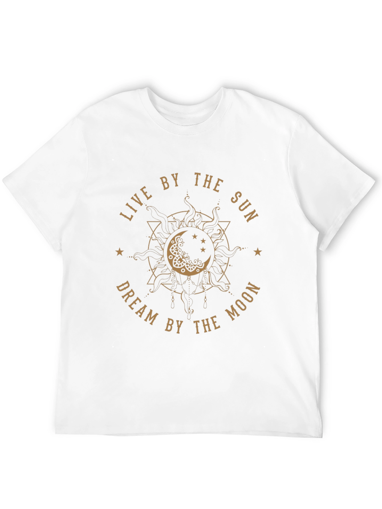 Sun & Moon Graphic Tee - Dreamy Black T-Shirt