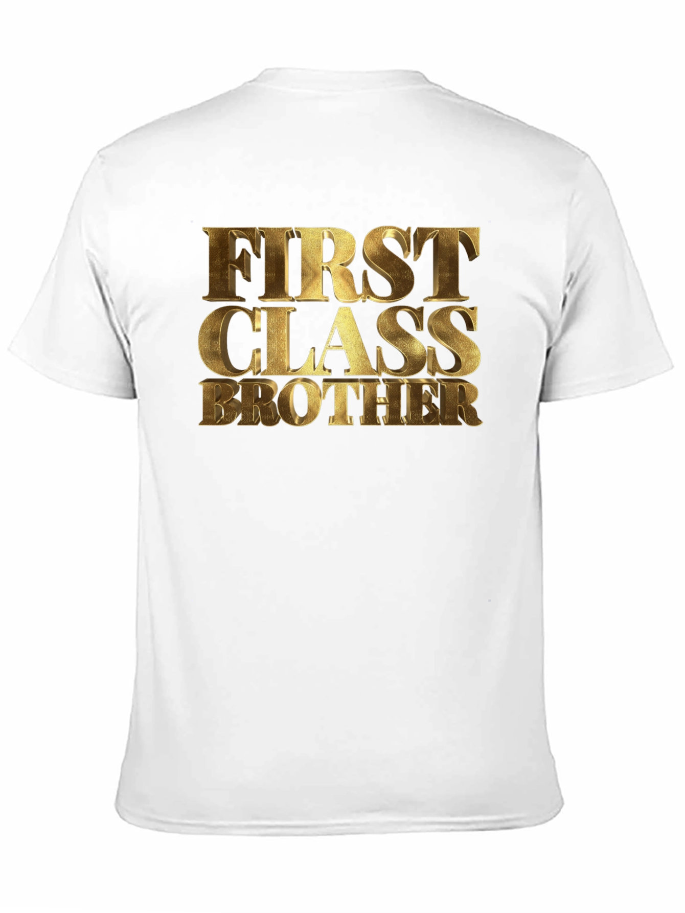 First Class Brother Black T-Shirt