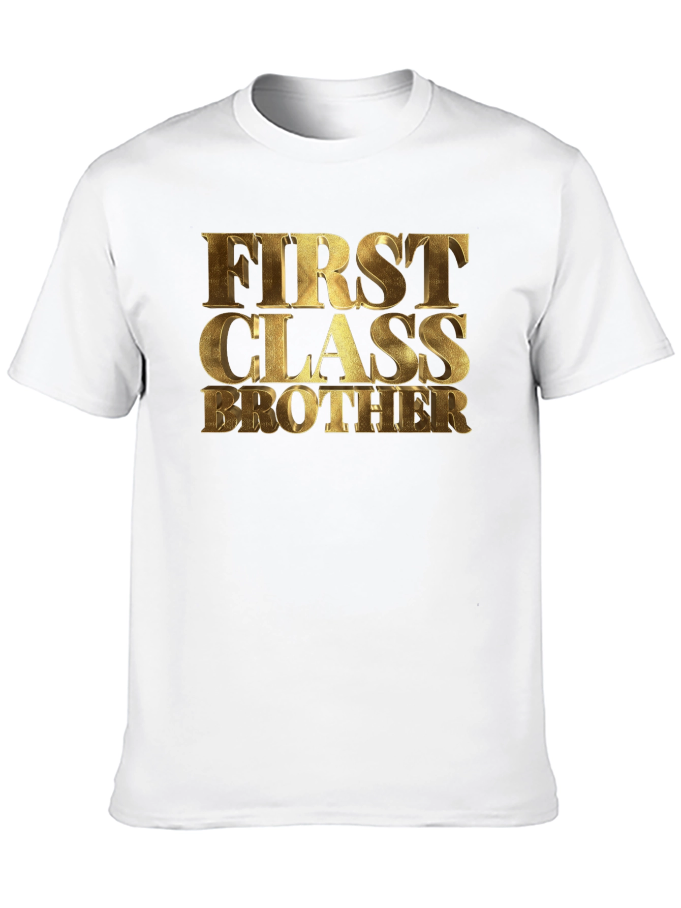 First Class Brother Black T-Shirt