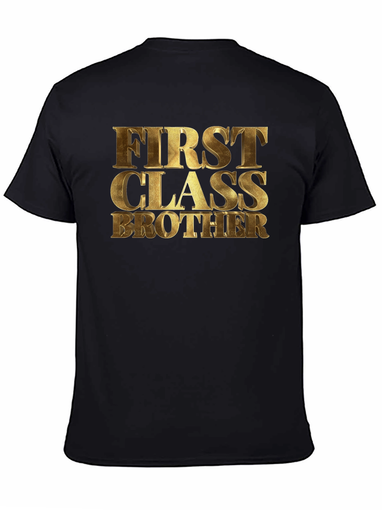 First Class Brother Black T-Shirt