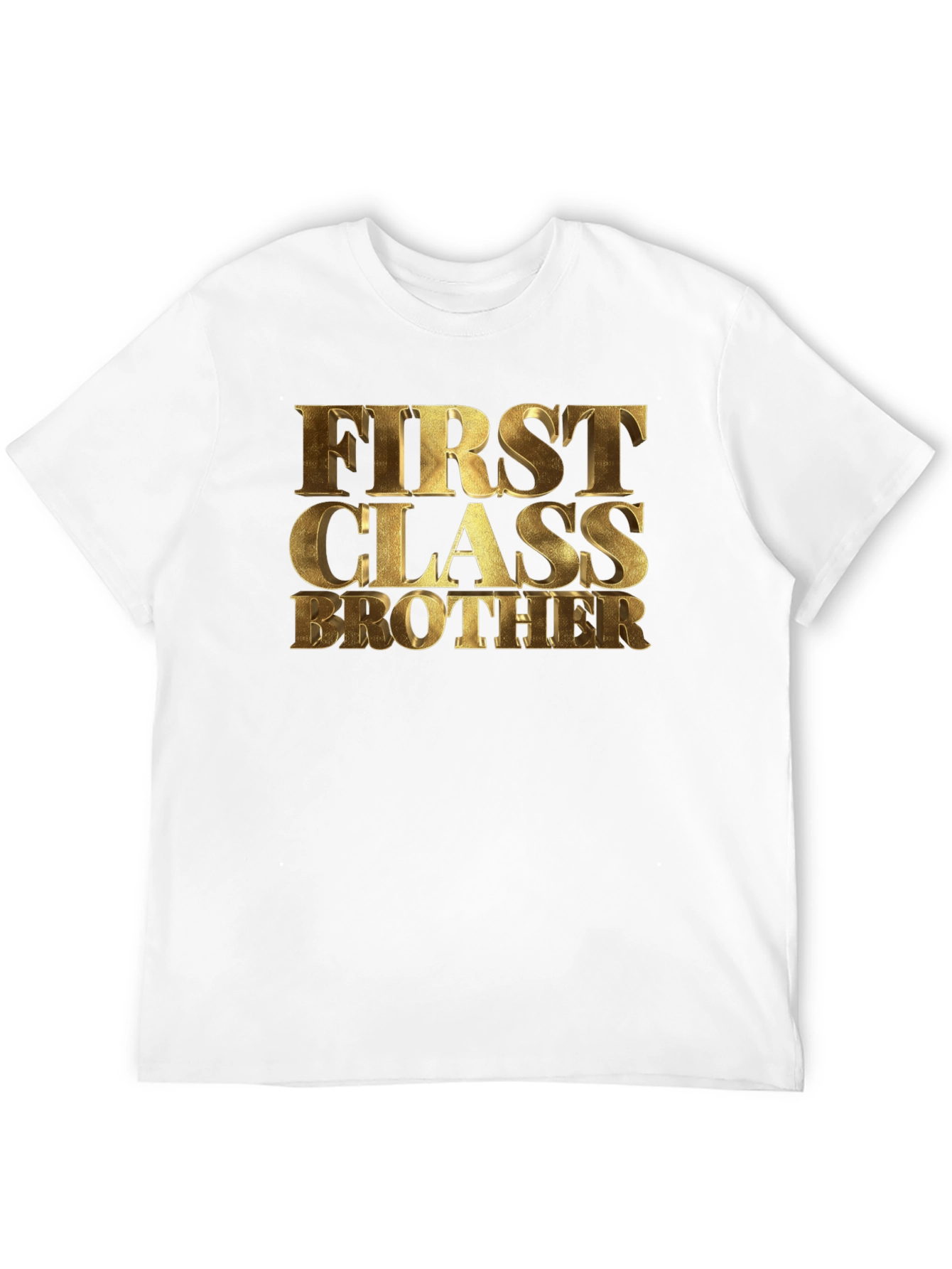 First Class Brother Black T-Shirt