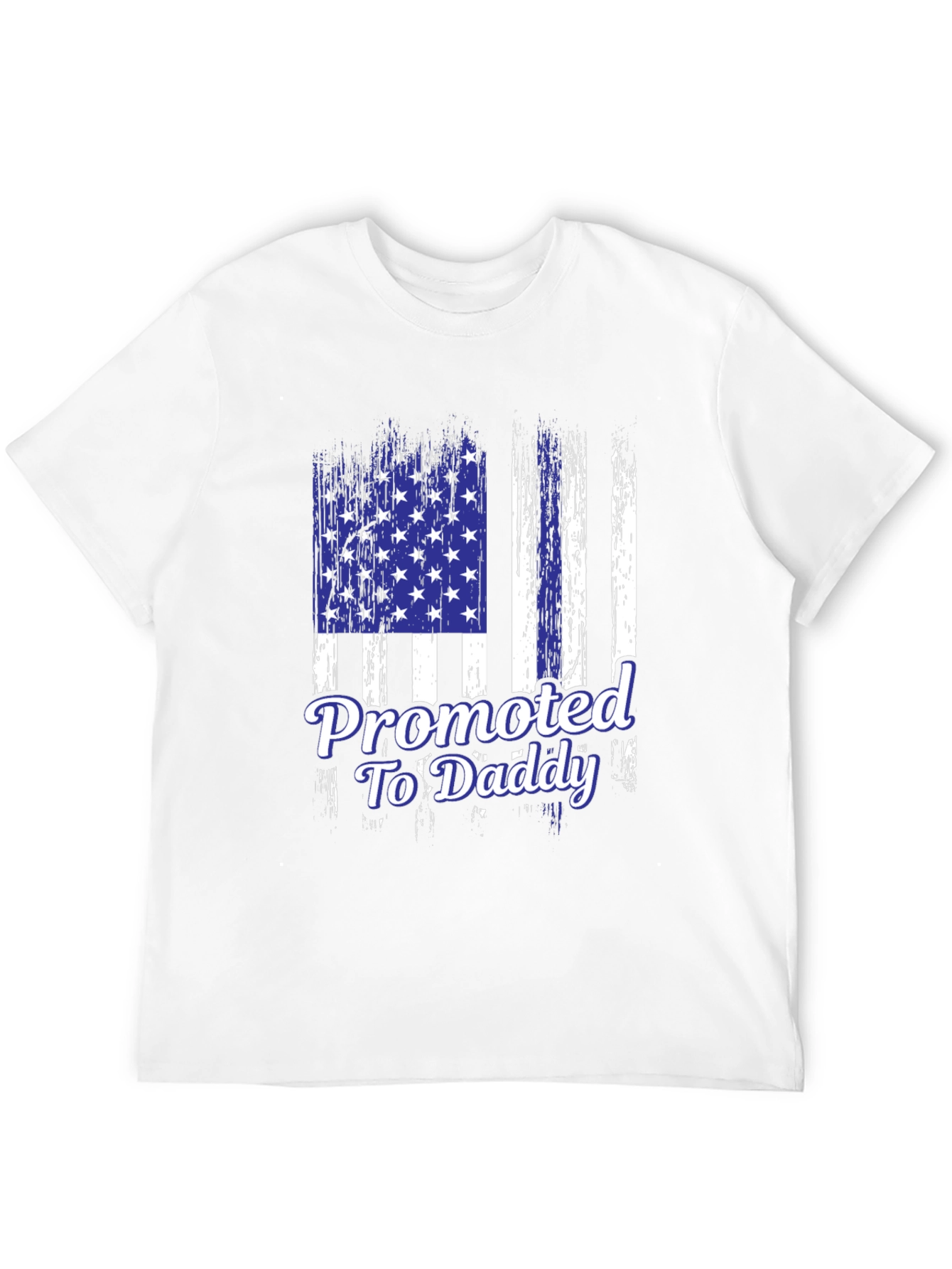 Promoted to Daddy Flag Graphic T-Shirt
