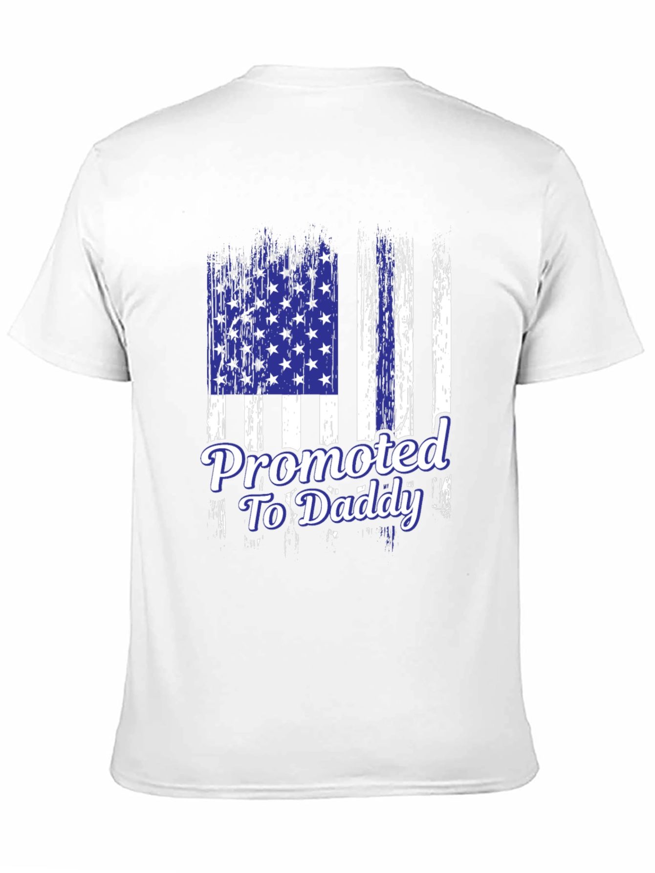 Promoted to Daddy Flag Graphic T-Shirt