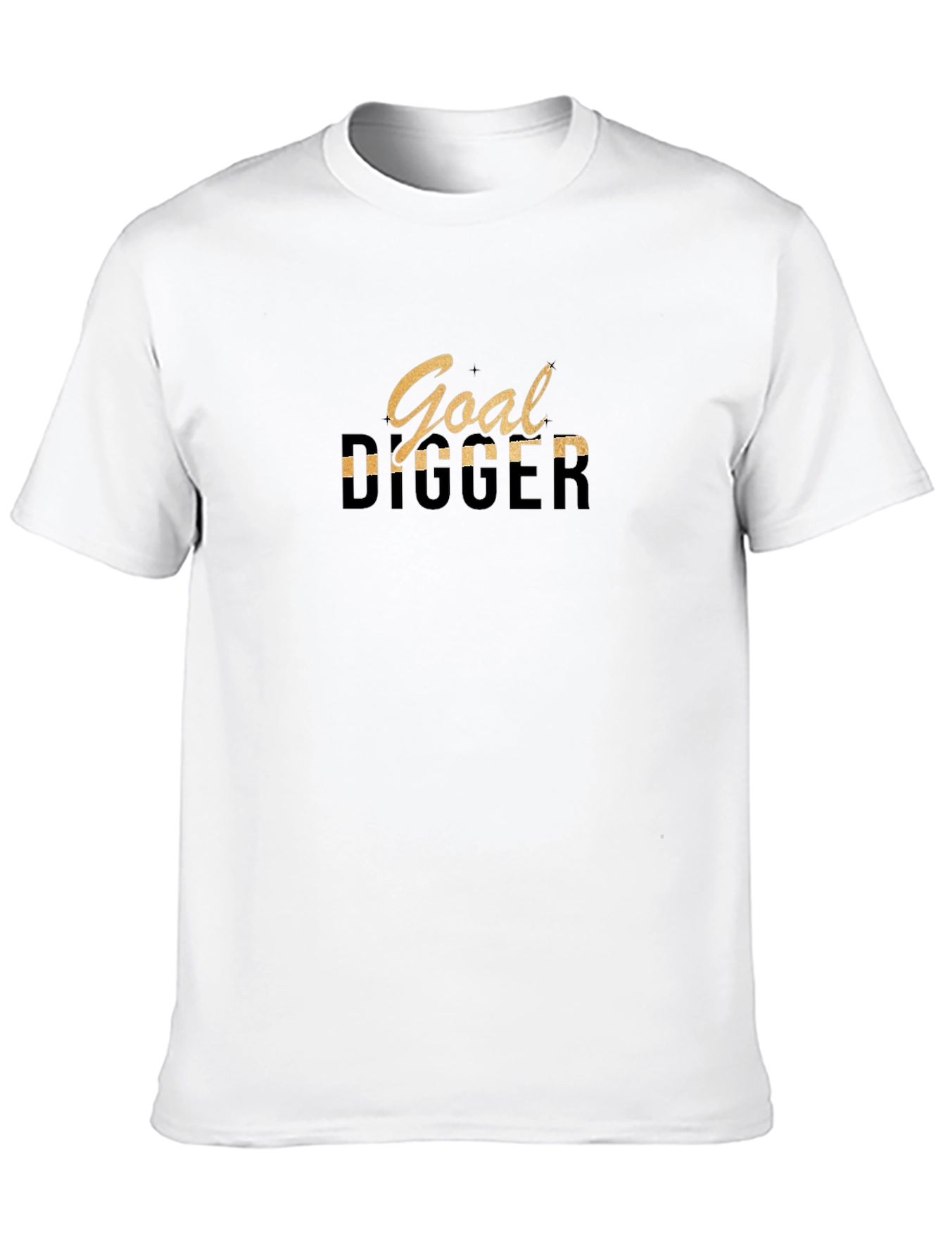 Goal Digger Graphic Black T-Shirt