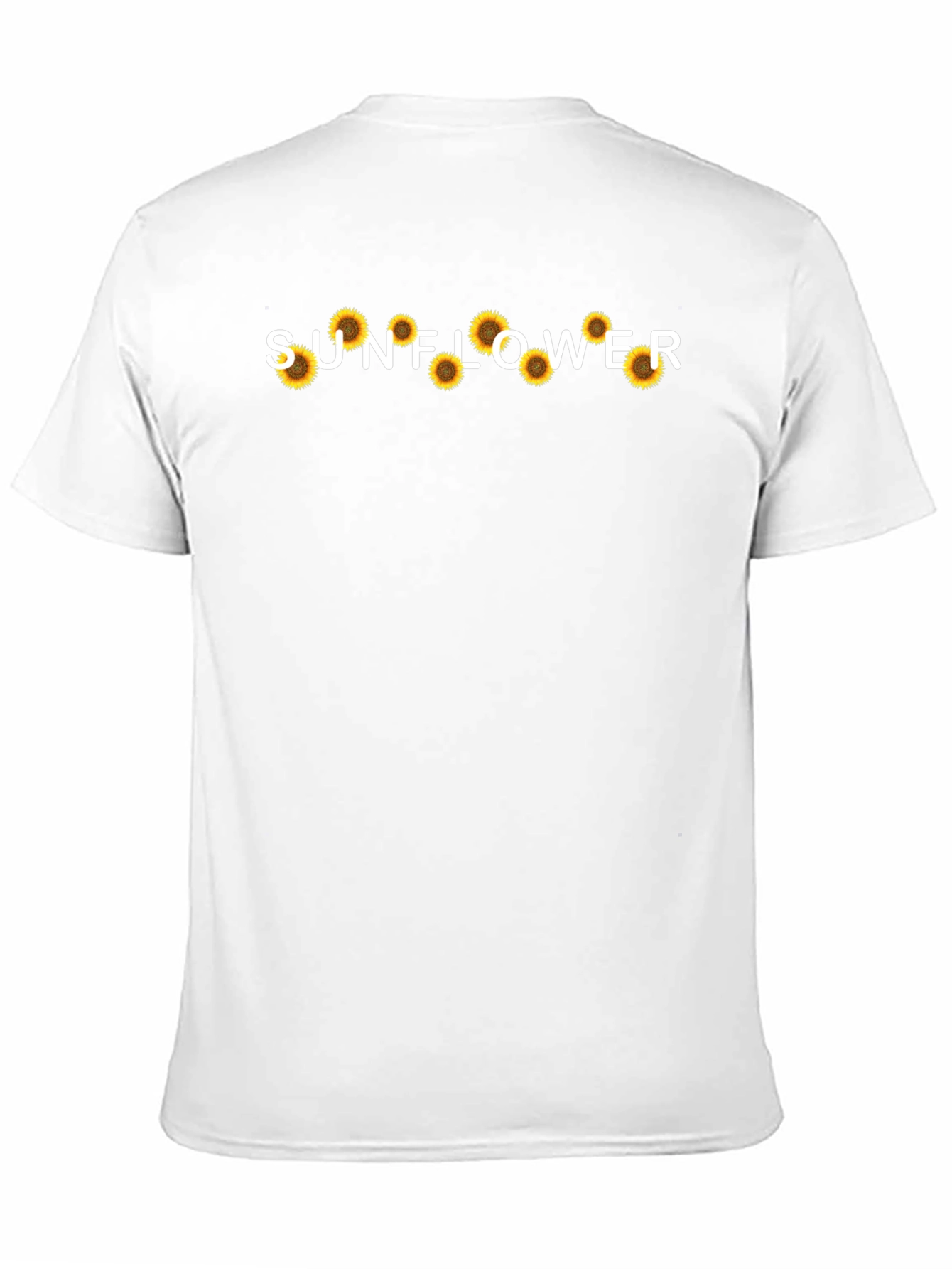Sunflower Graphic Tee - Black Cotton T-Shirt