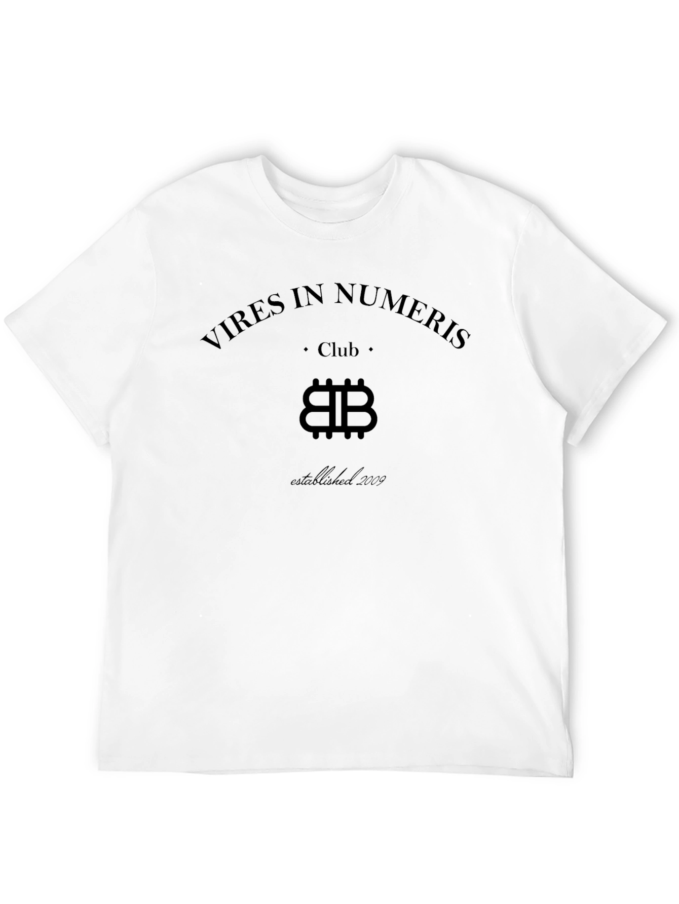 Vires in Numeris Club Black T-Shirt