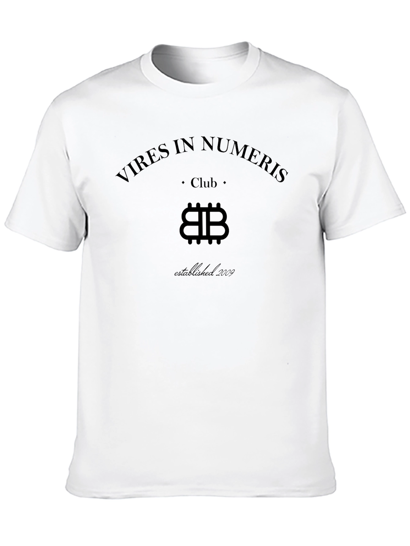 Vires in Numeris Club Black T-Shirt