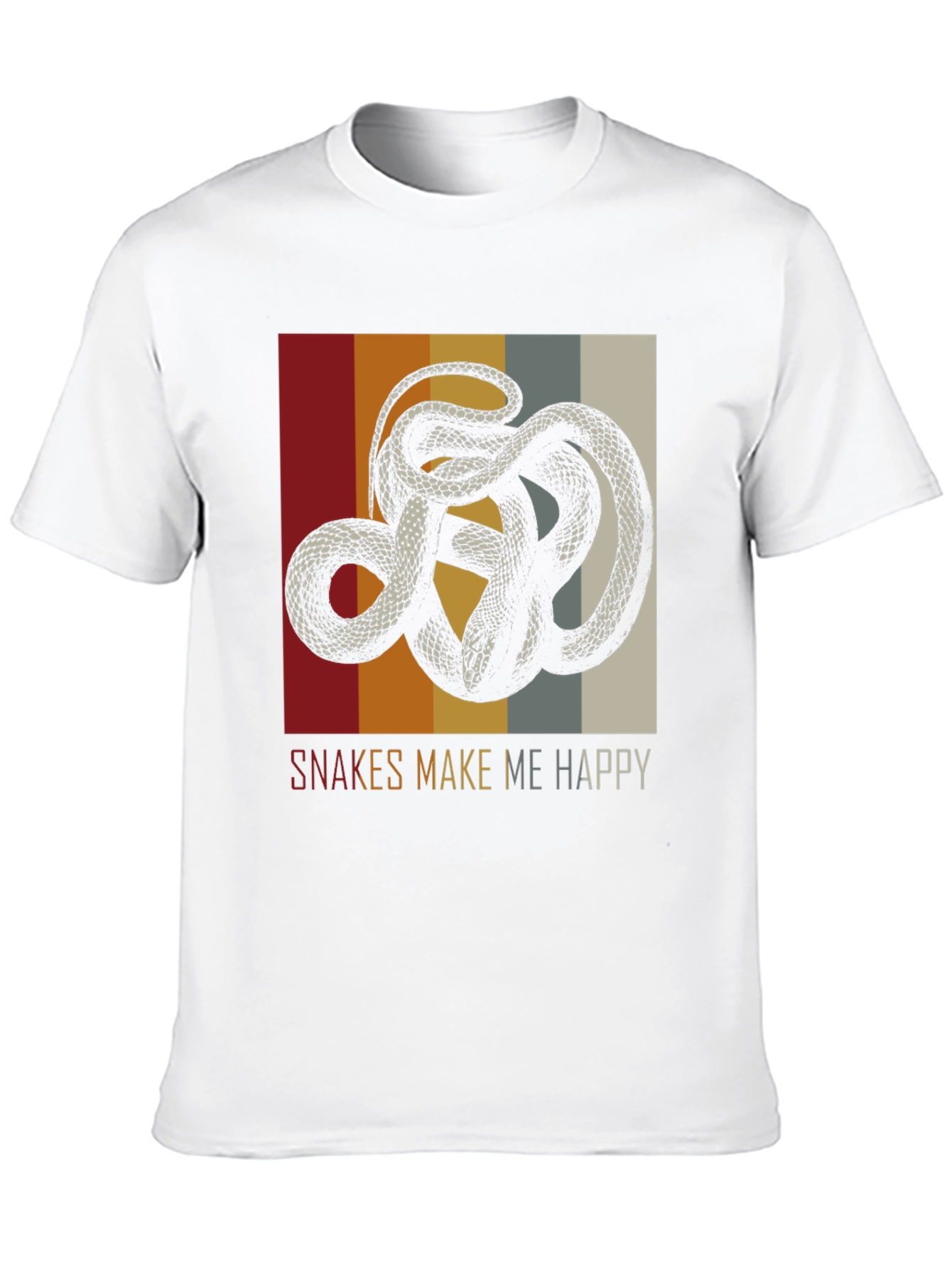 Snakes Make Me Happy Graphic Tee