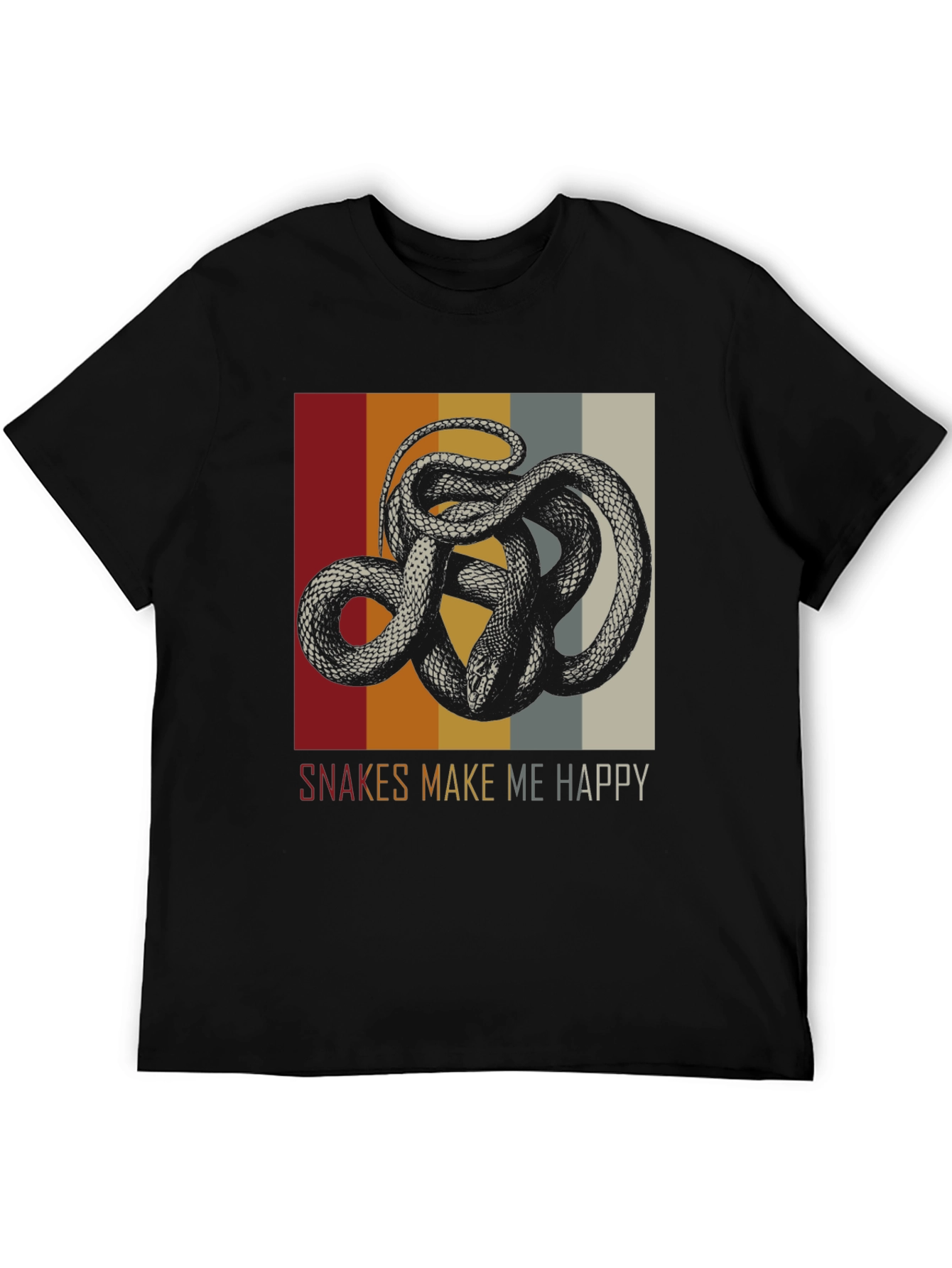 Snakes Make Me Happy Graphic Tee