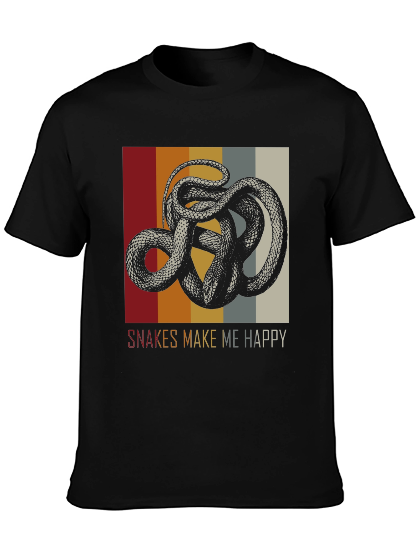 Snakes Make Me Happy Graphic Tee