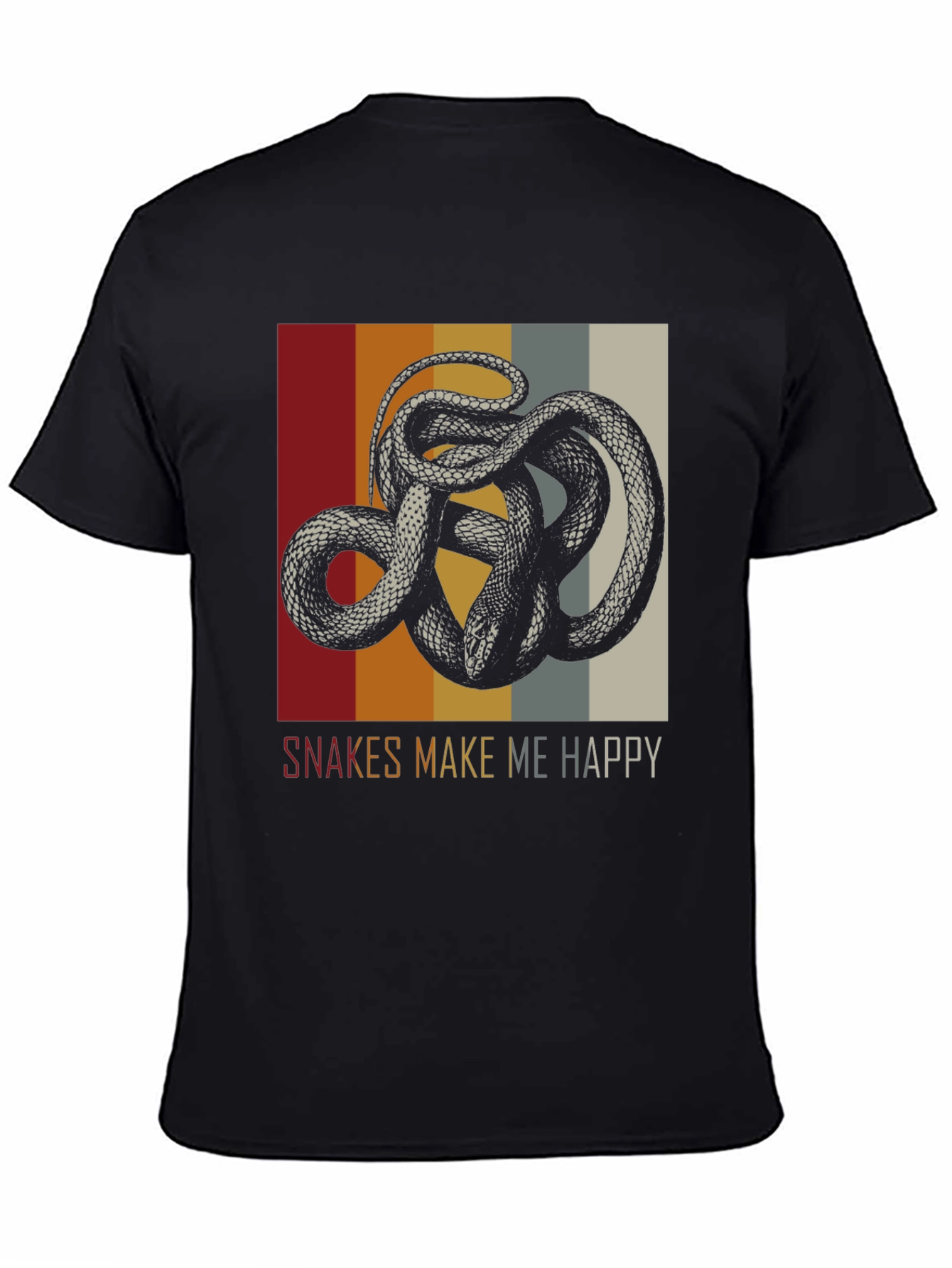Snakes Make Me Happy Graphic Tee