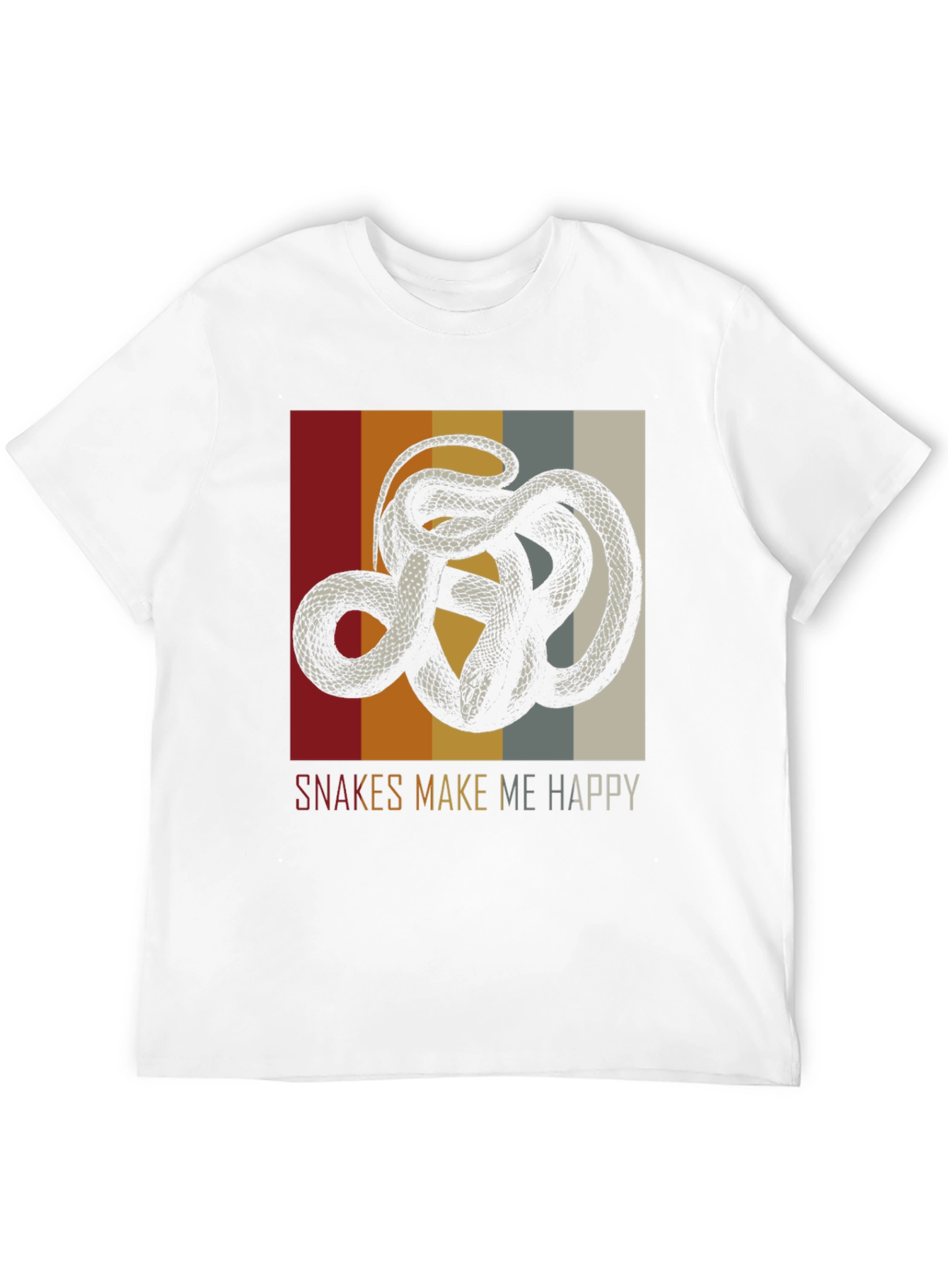 Snakes Make Me Happy Graphic Tee