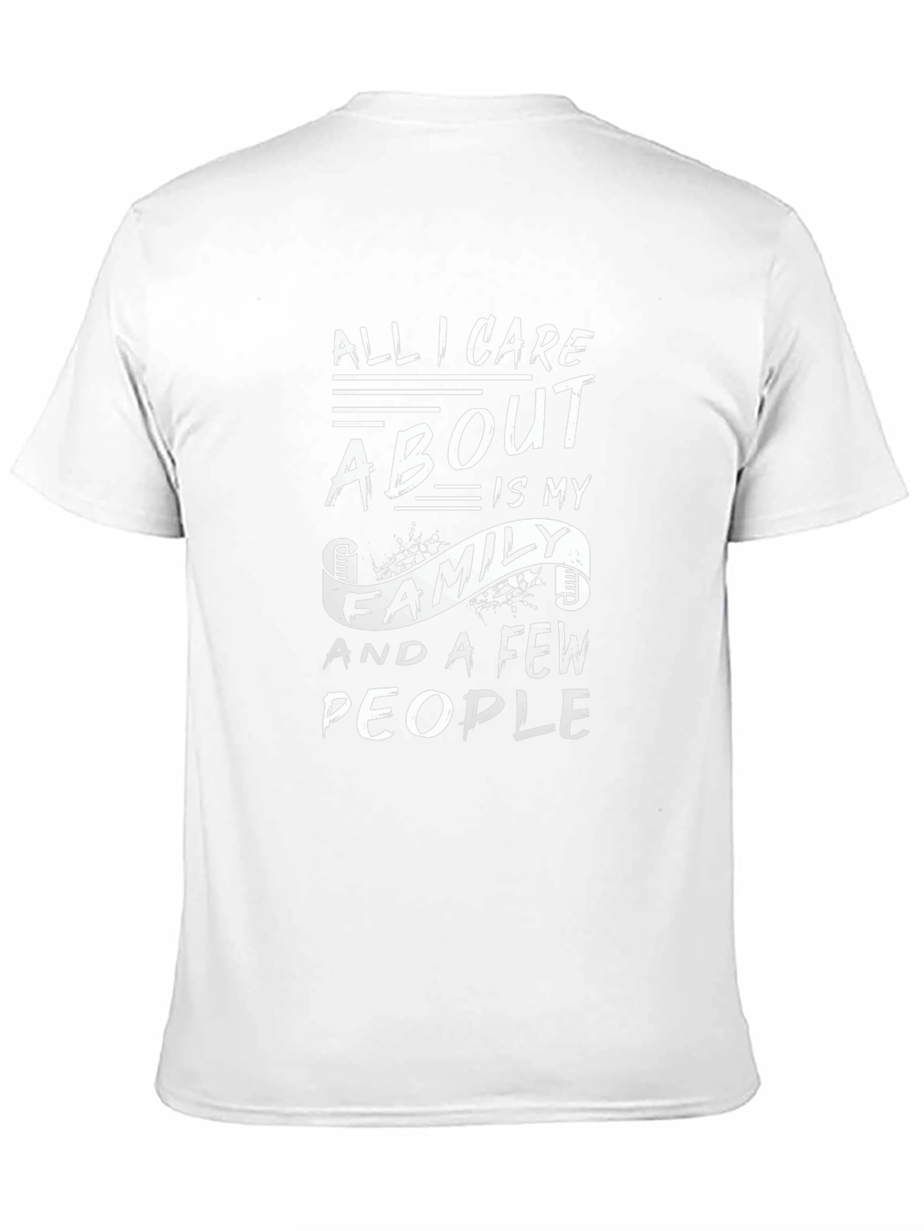 Family is Everything T-Shirt - Black Crew Neck