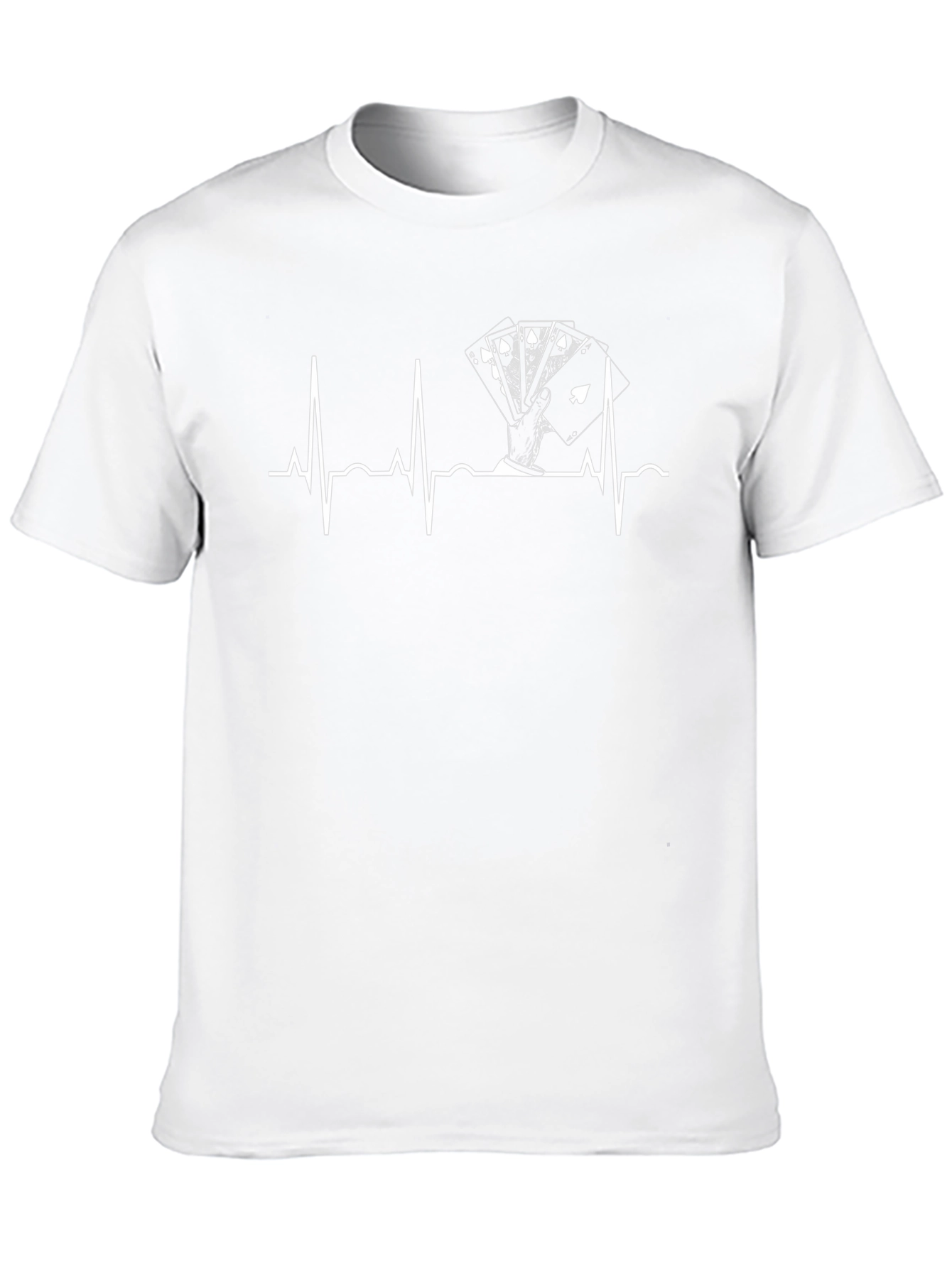 Poker Hand Heartbeat T-Shirt