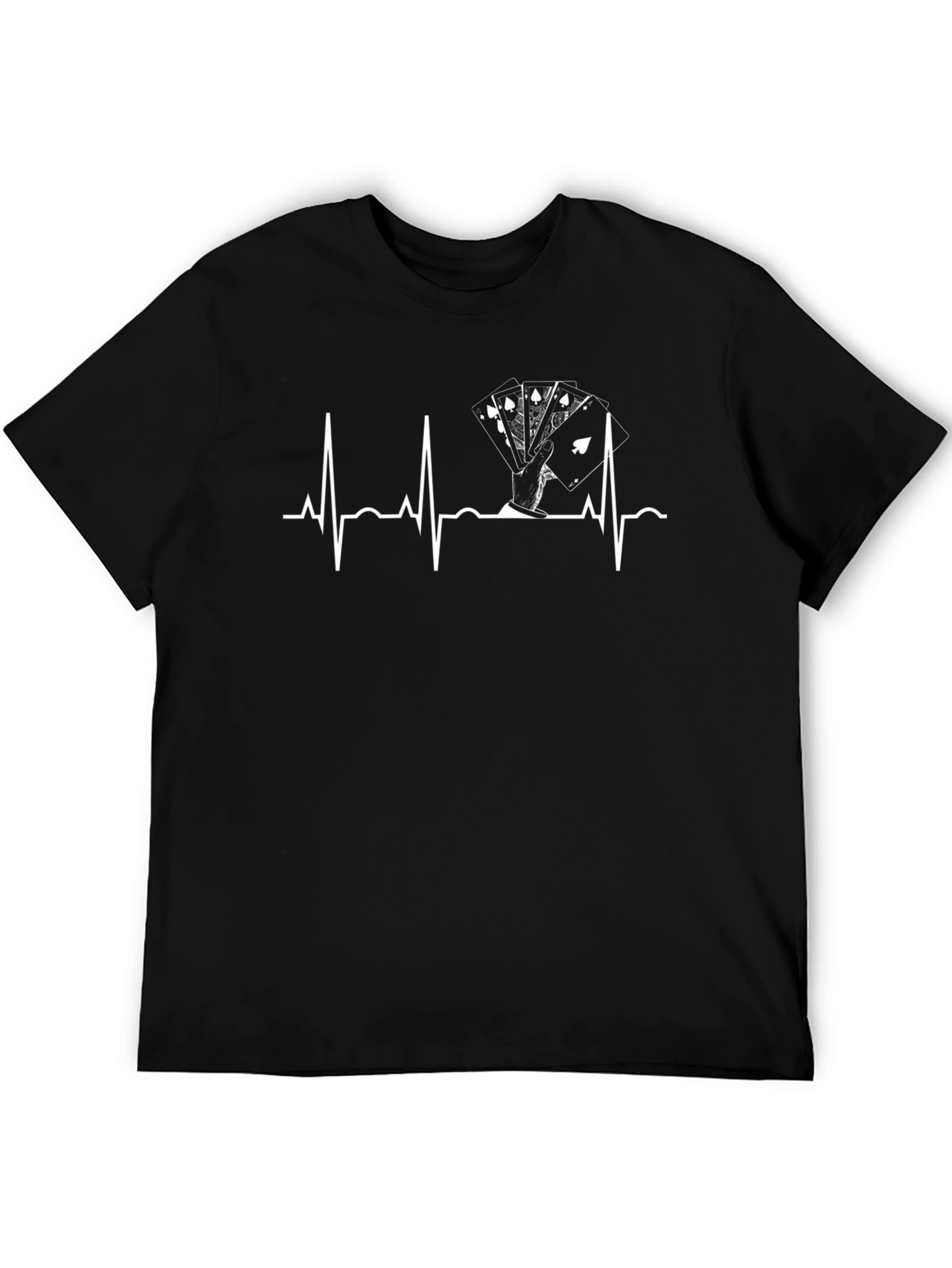 Poker Hand Heartbeat T-Shirt