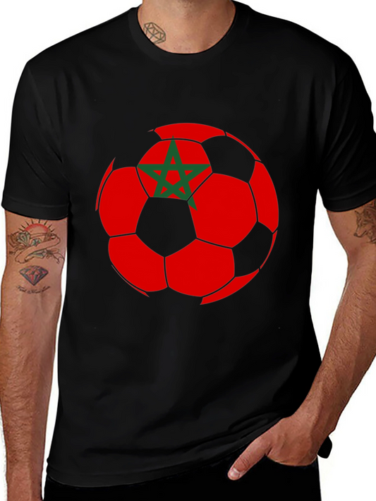 Morocco Soccer Ball T-Shirt