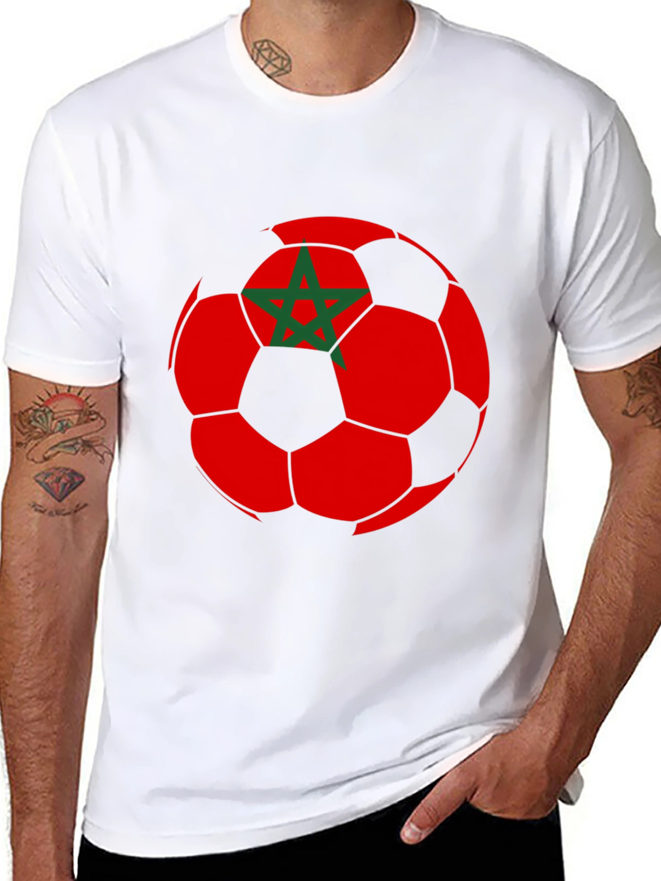 Morocco Soccer Ball T-Shirt
