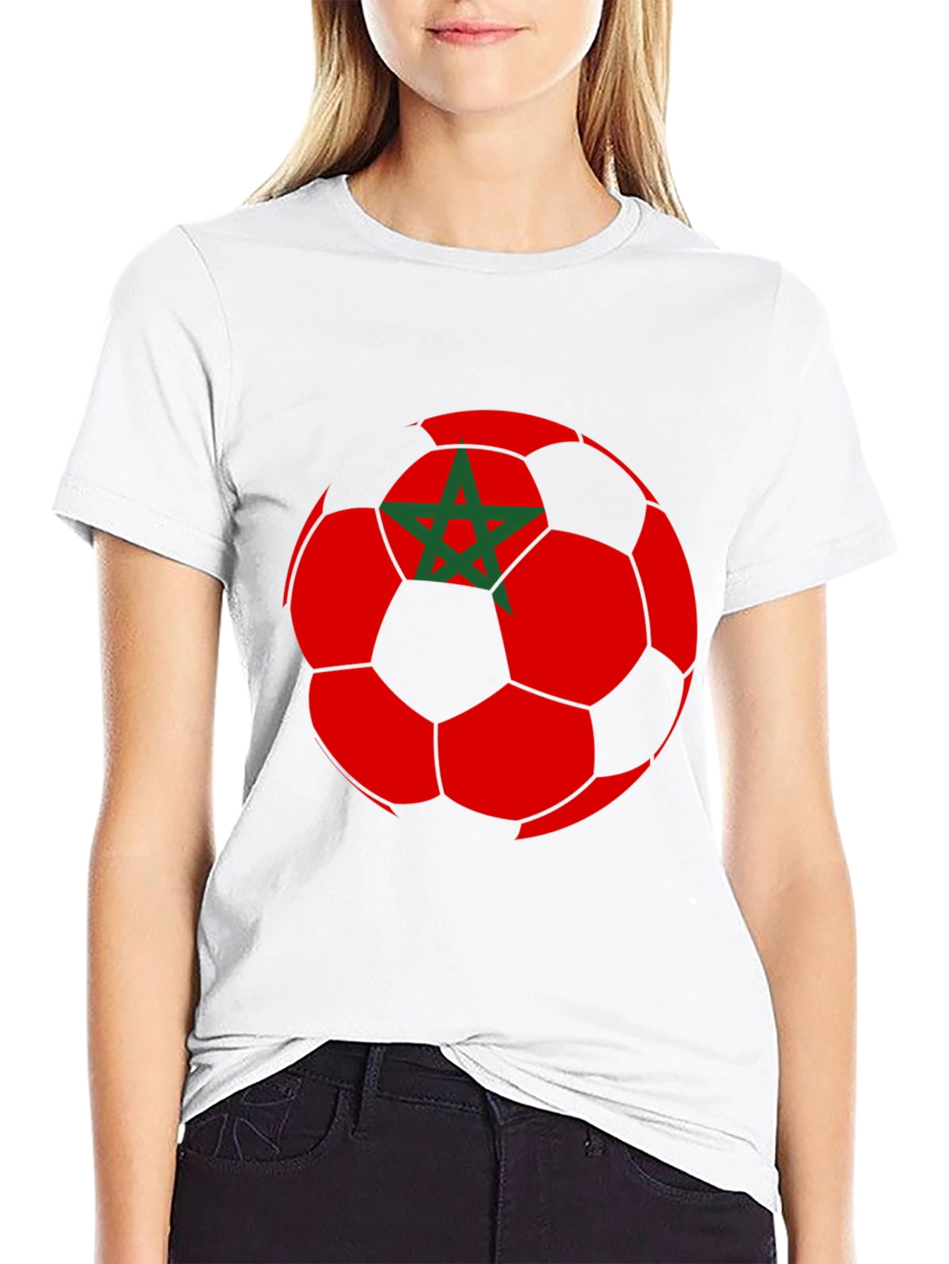 Morocco Soccer Ball T-Shirt