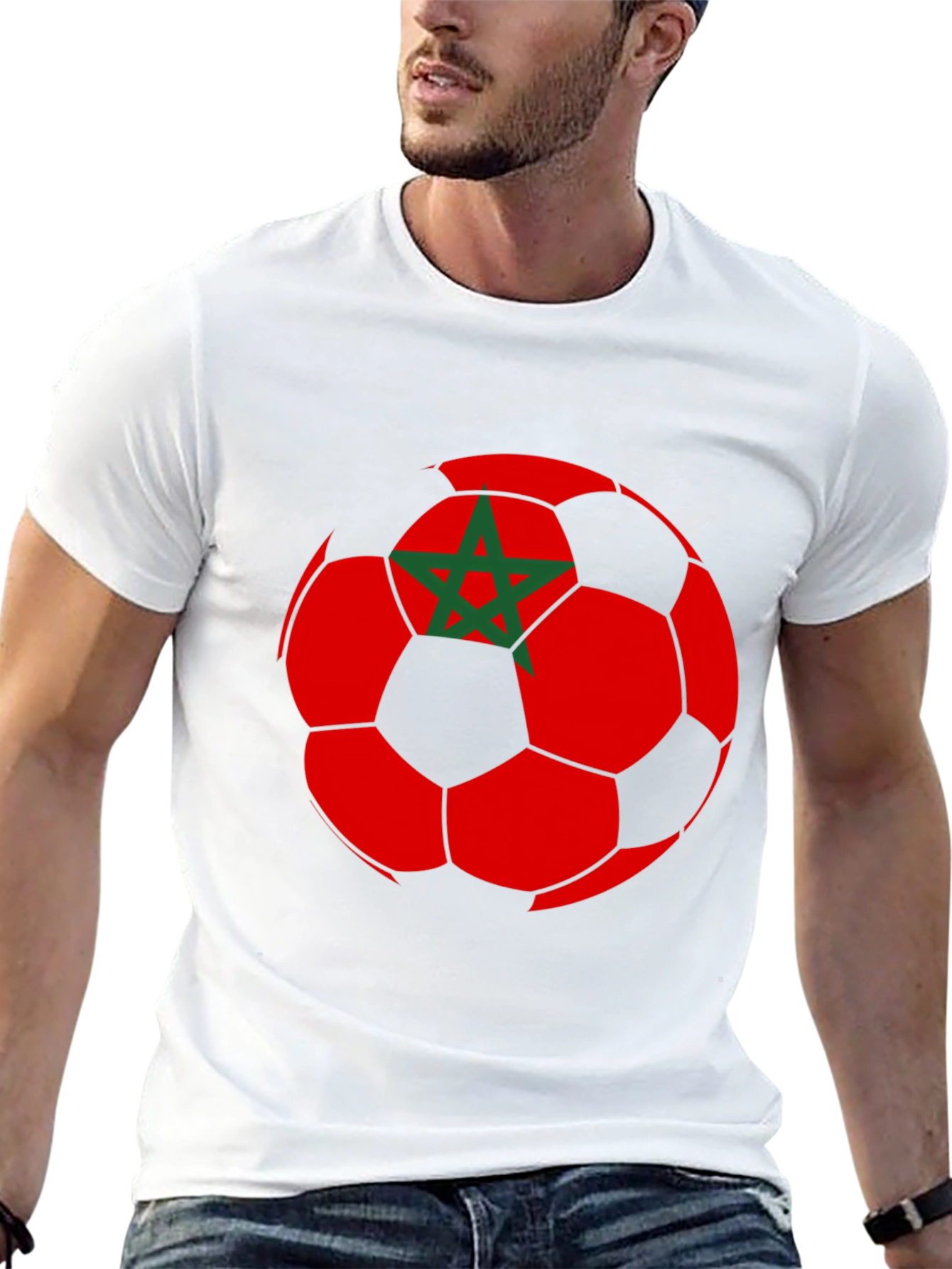 Morocco Soccer Ball T-Shirt
