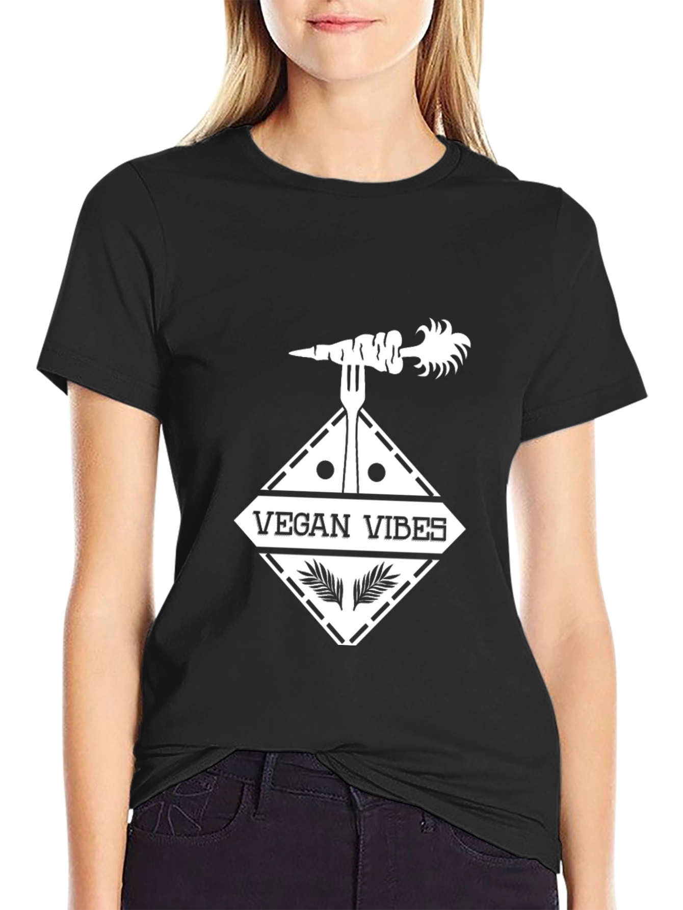 Vegan Vibes Graphic T-Shirt - Stylish & Comfortable
