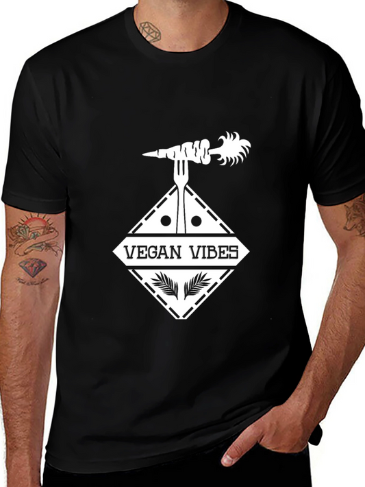 Vegan Vibes Graphic T-Shirt - Stylish & Comfortable