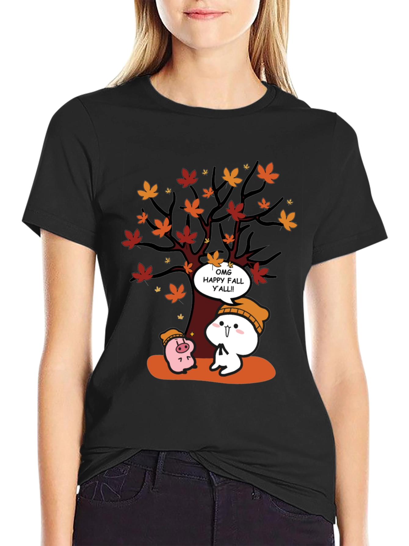 OMG Happy Fall Yall T-Shirt