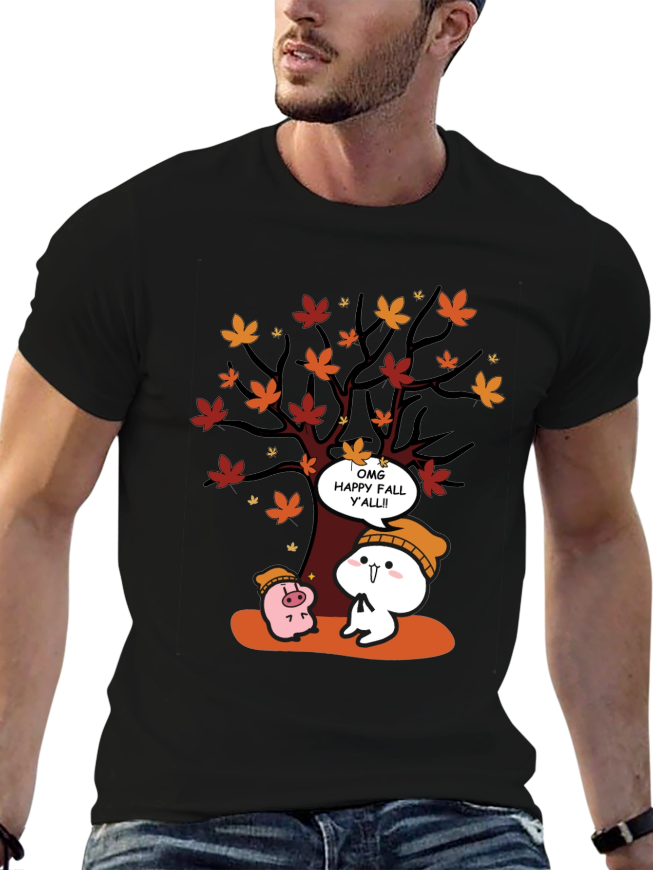 OMG Happy Fall Yall T-Shirt