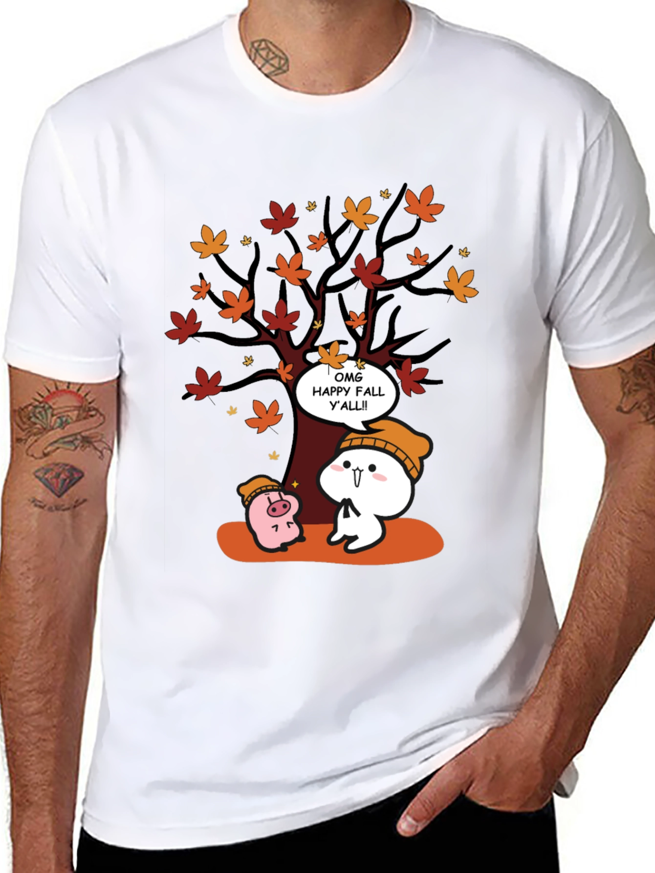 OMG Happy Fall Yall T-Shirt